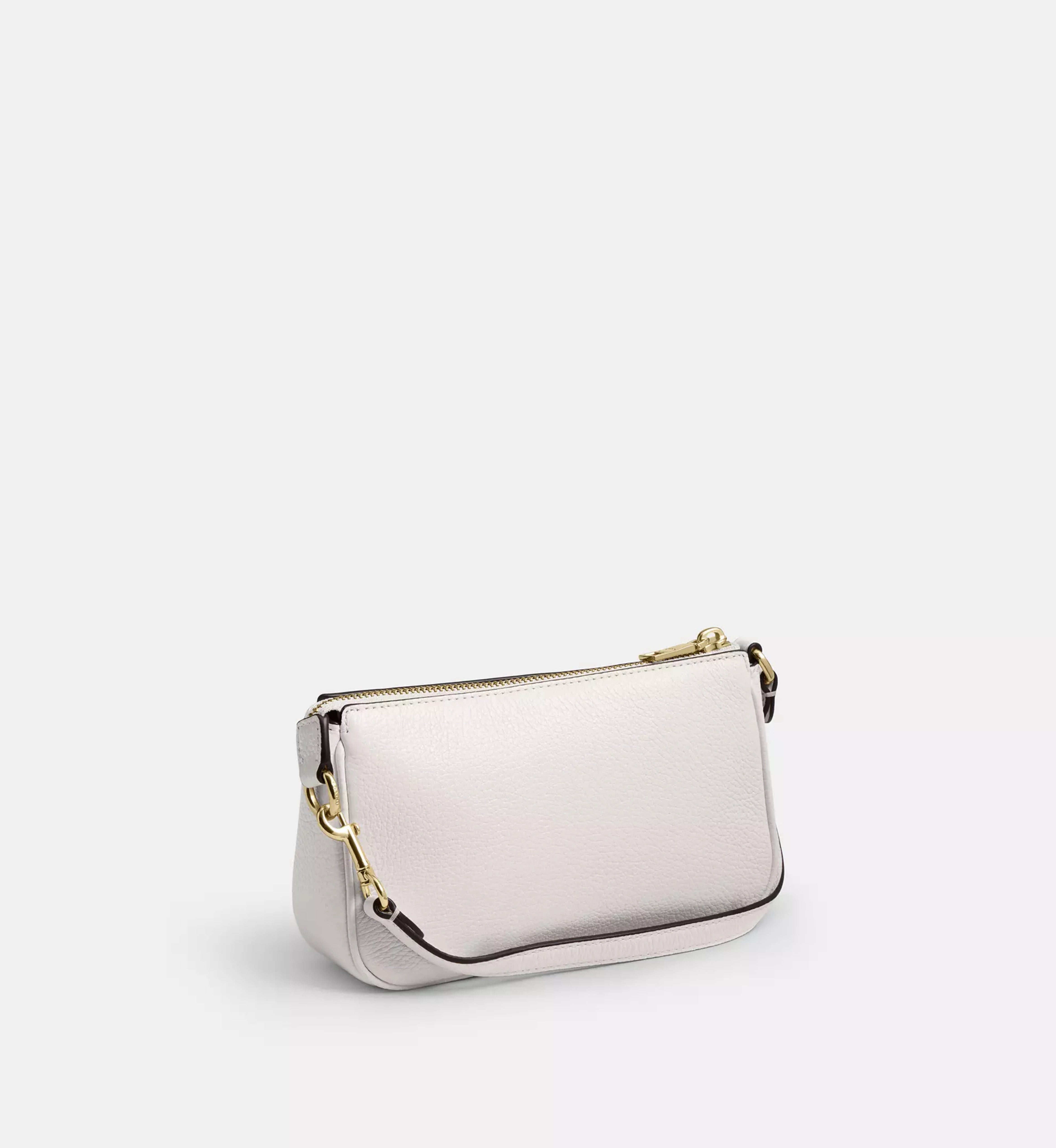 Coach Nolita 19 'Pebbled Leather Gold Chalk'