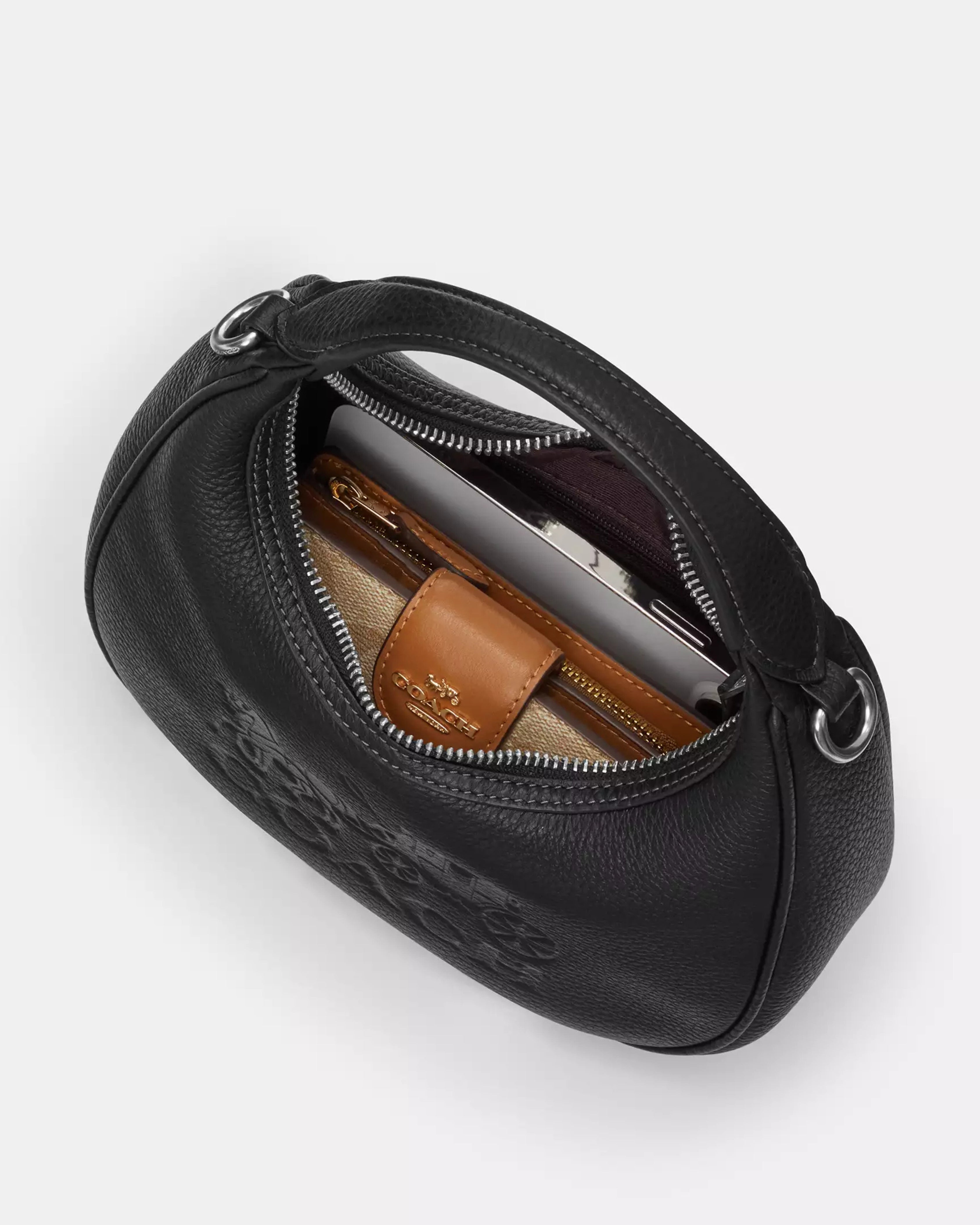 Coach Carmen Mini Crossbody Bag With Quilting 'Denim/Silver/Denim'