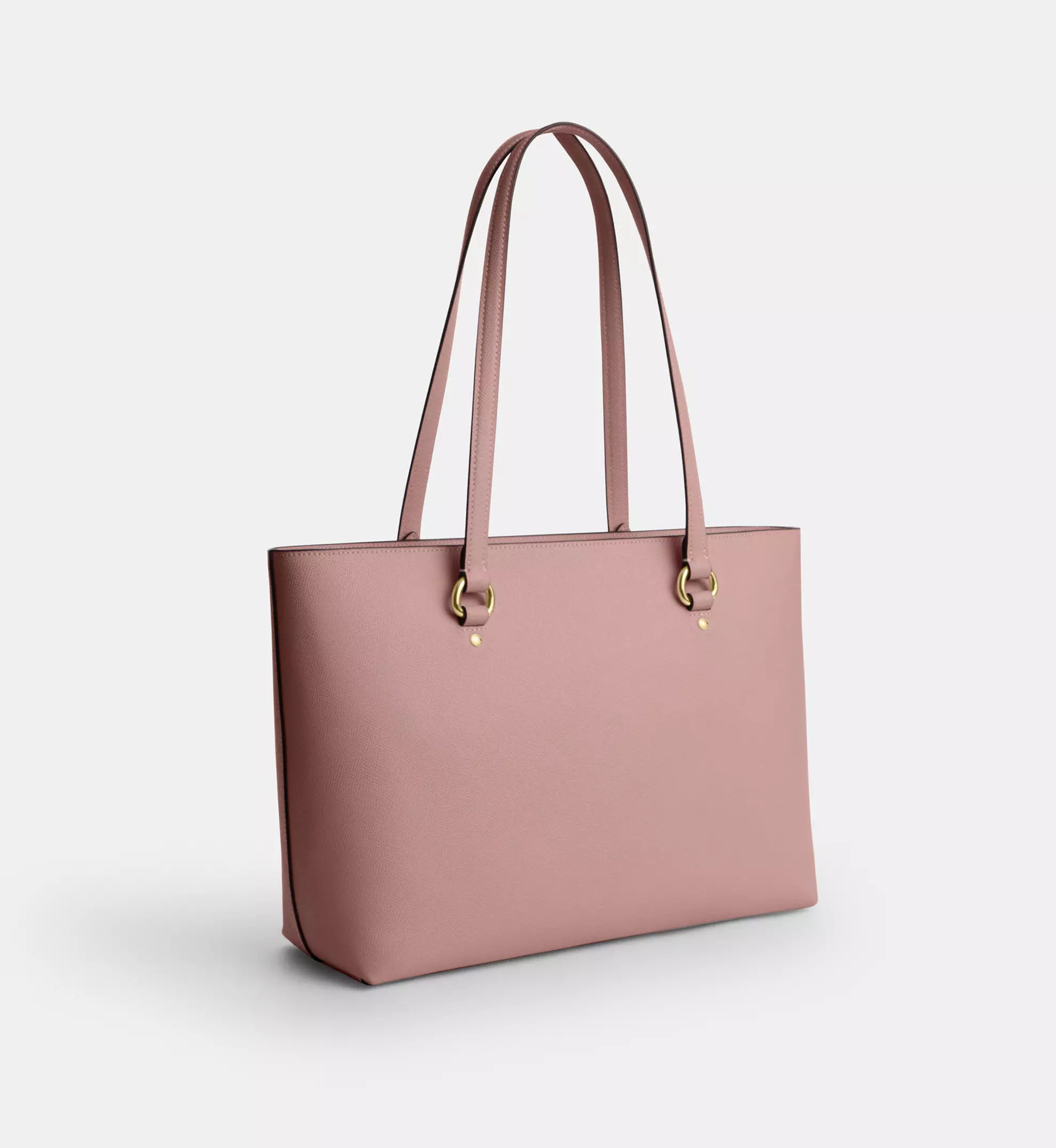 Coach Station Tote Bag 'Crossgrain Leather Gold Carnation'