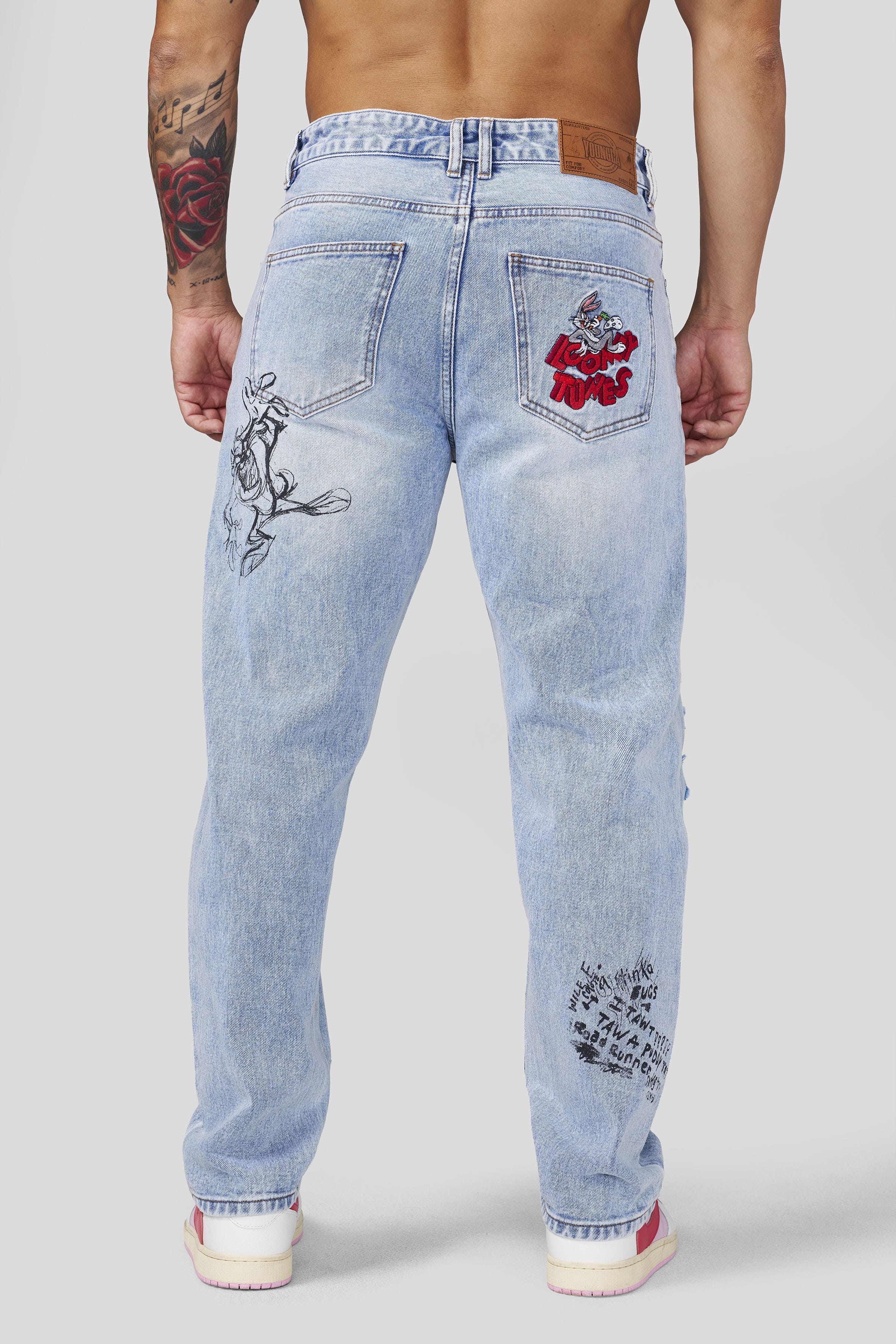 Young La 6035 - Looney Tunes Denim Jeans 'Blue Wash'