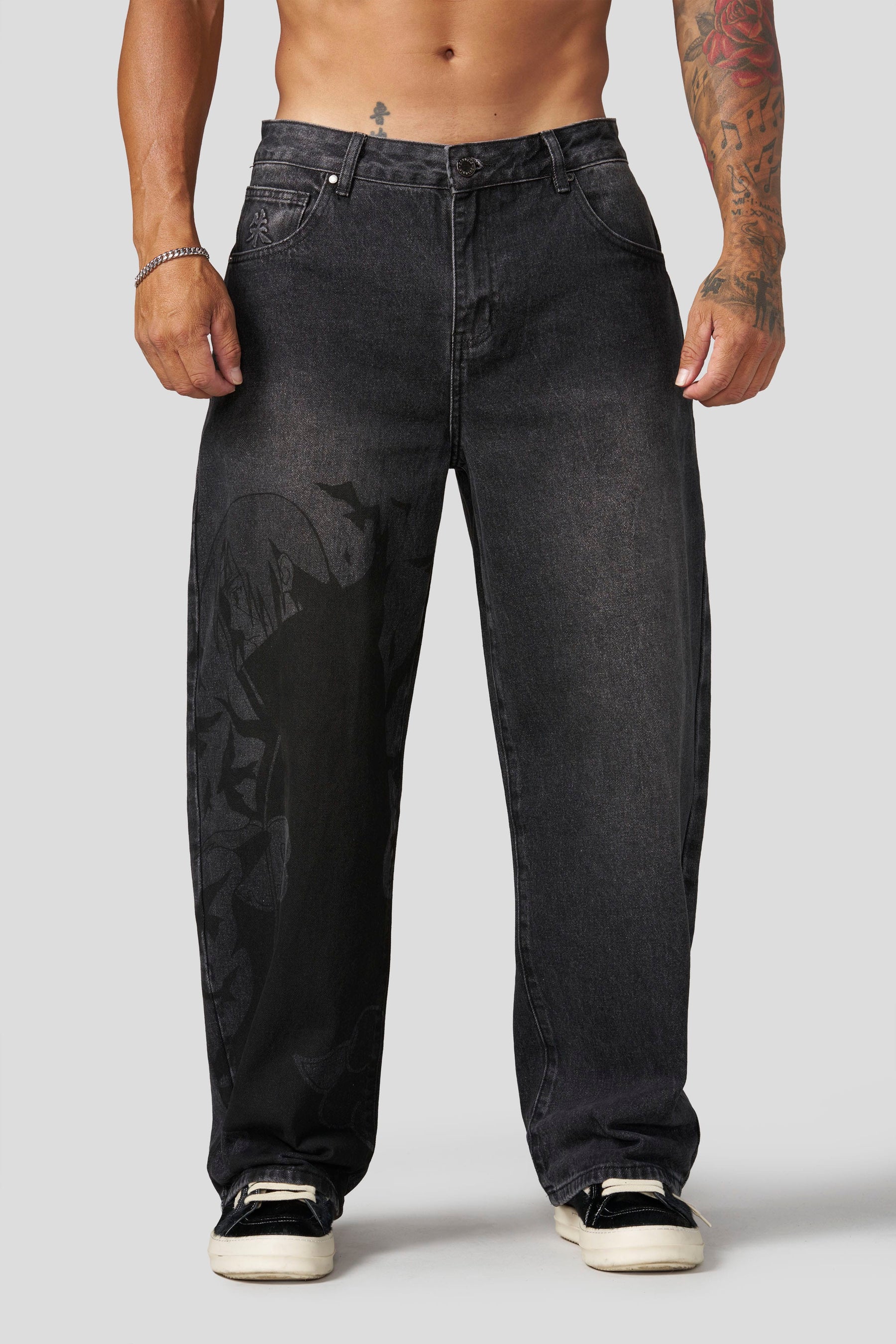YoungLa 6036 - Naruto Denim Jeans 'Itachi'