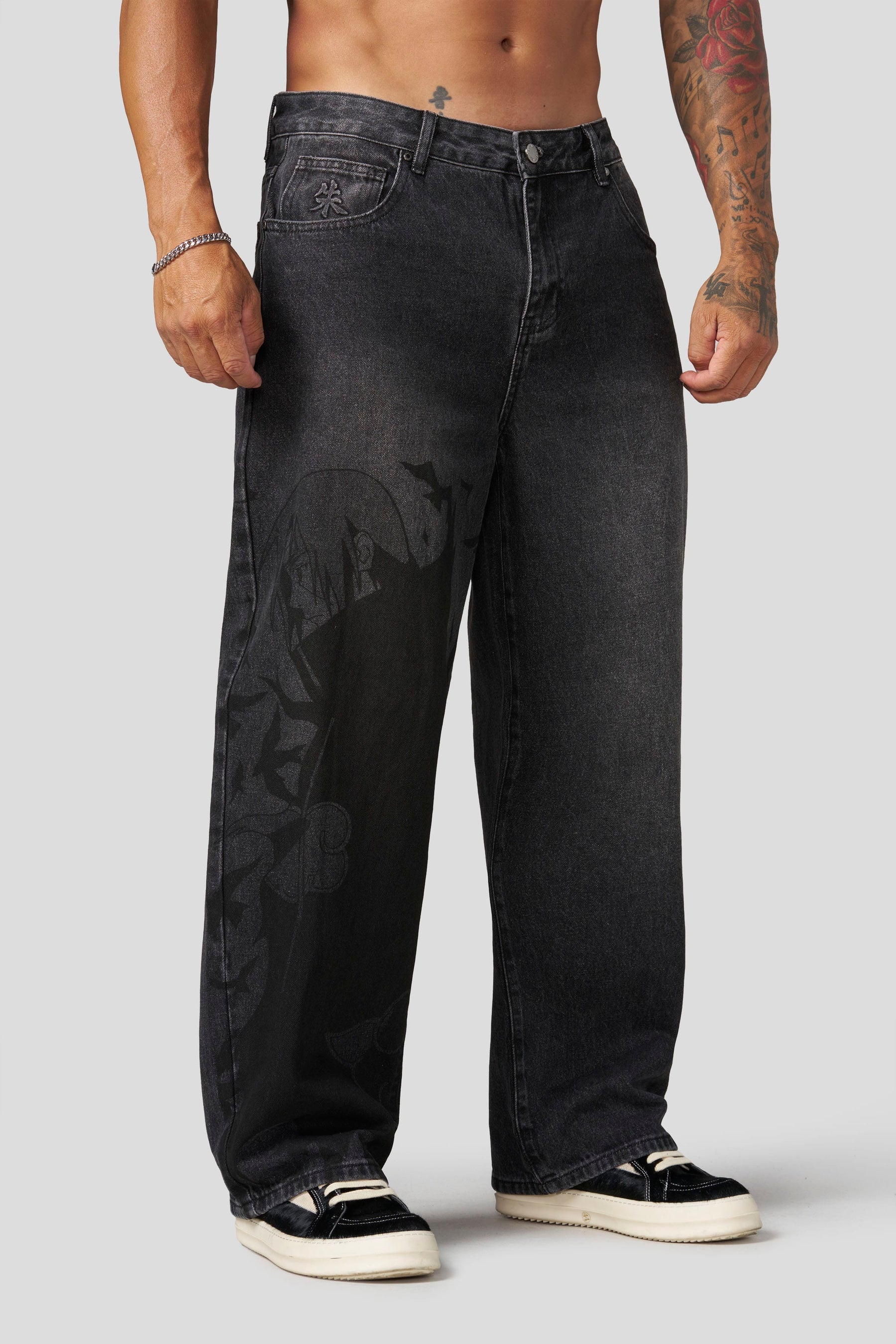YoungLa 6036 - Naruto Denim Jeans 'Itachi'