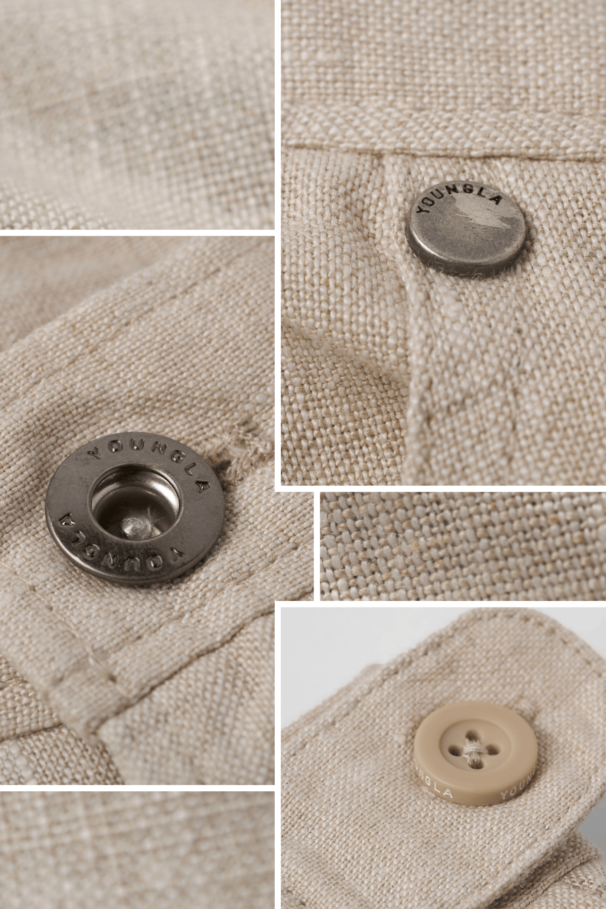 Young La 6049 - Linen Monaco Pants 'Natural Linen'
