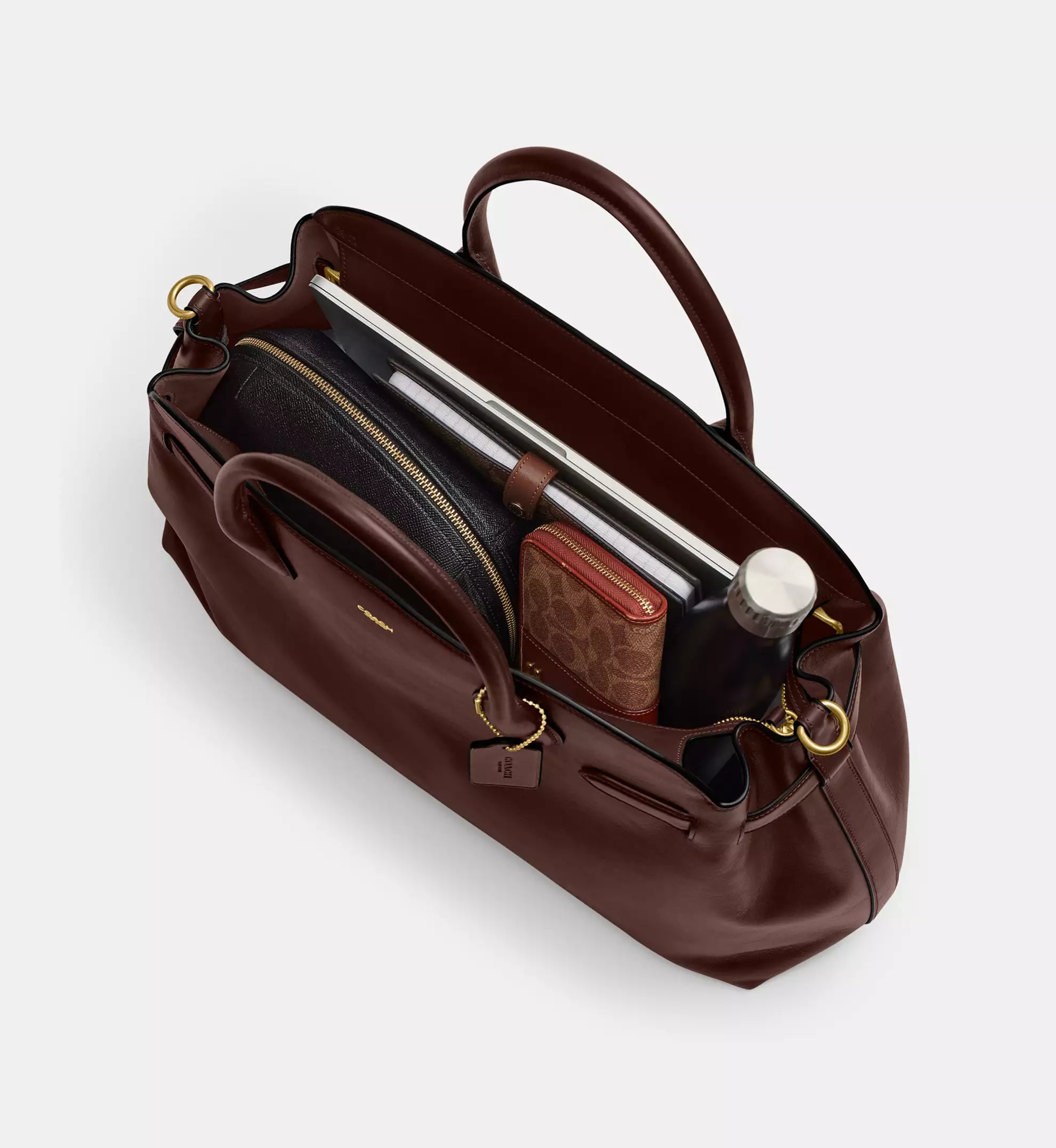 Coach Soft Empire Carryall Bag 48 'Smooth Leather Brass Maple'