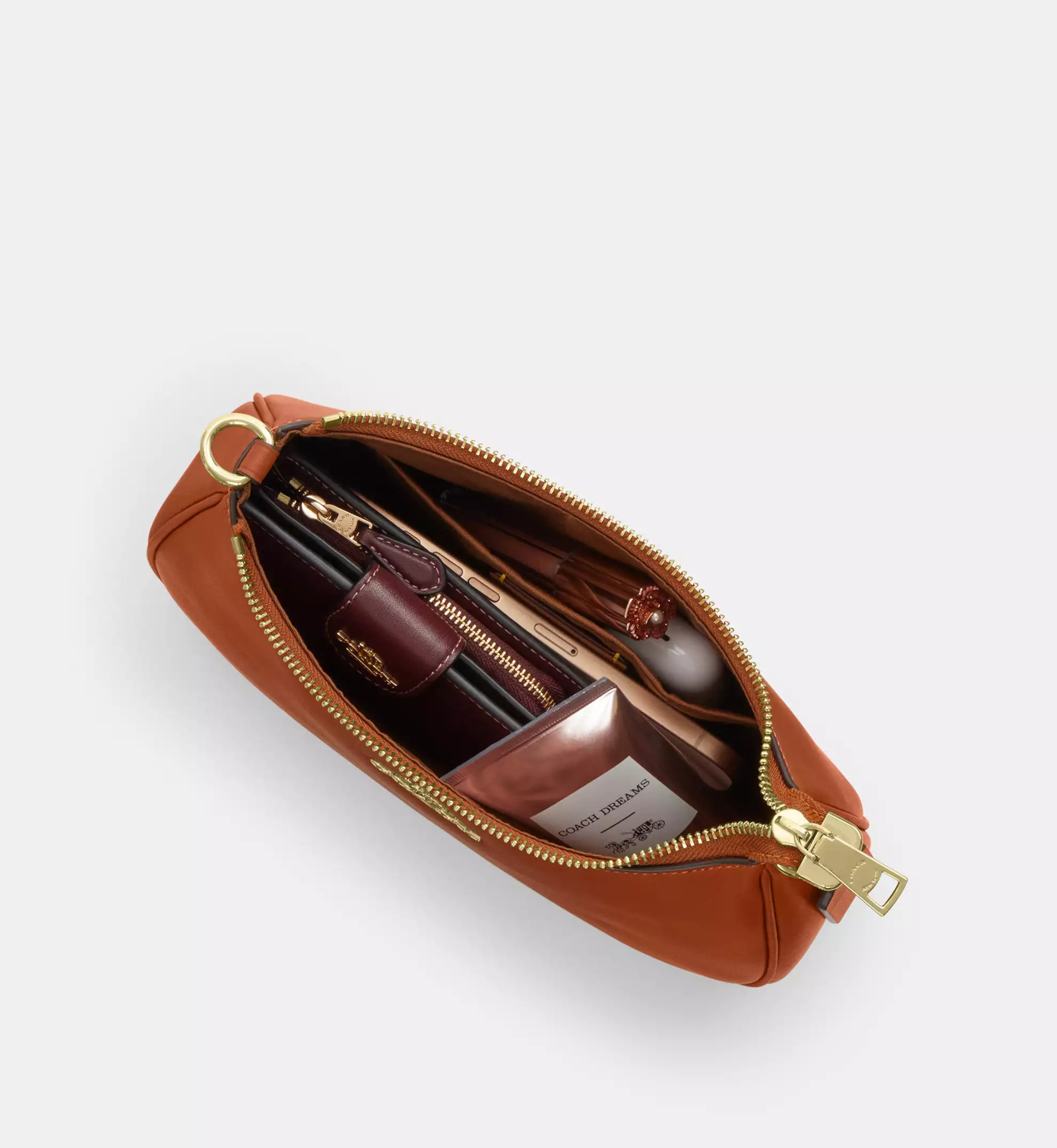 Coach Teri Shoulder Bag 'Smooth Leather Im Amber Brown'