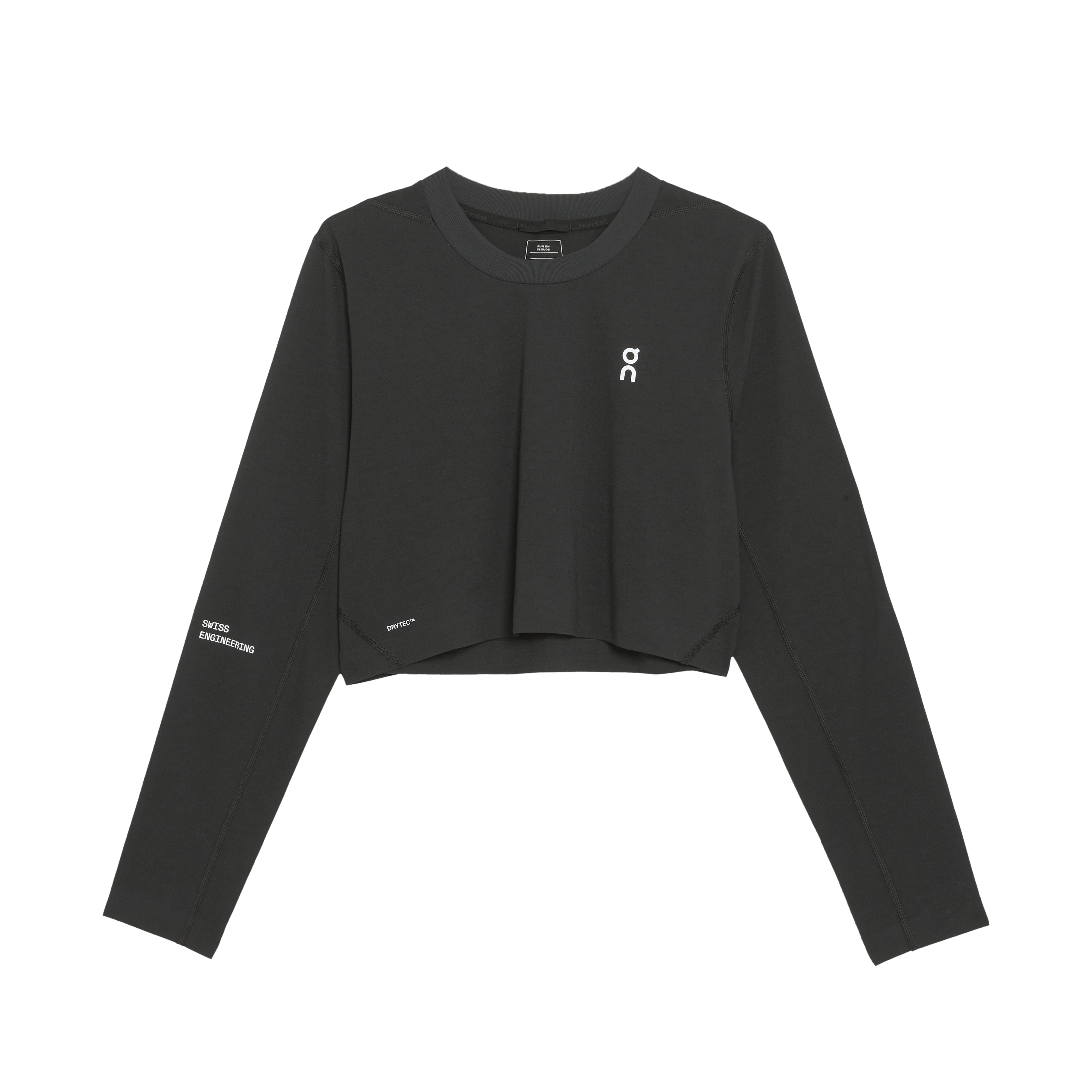 Active Long-T Crop 1 W Black