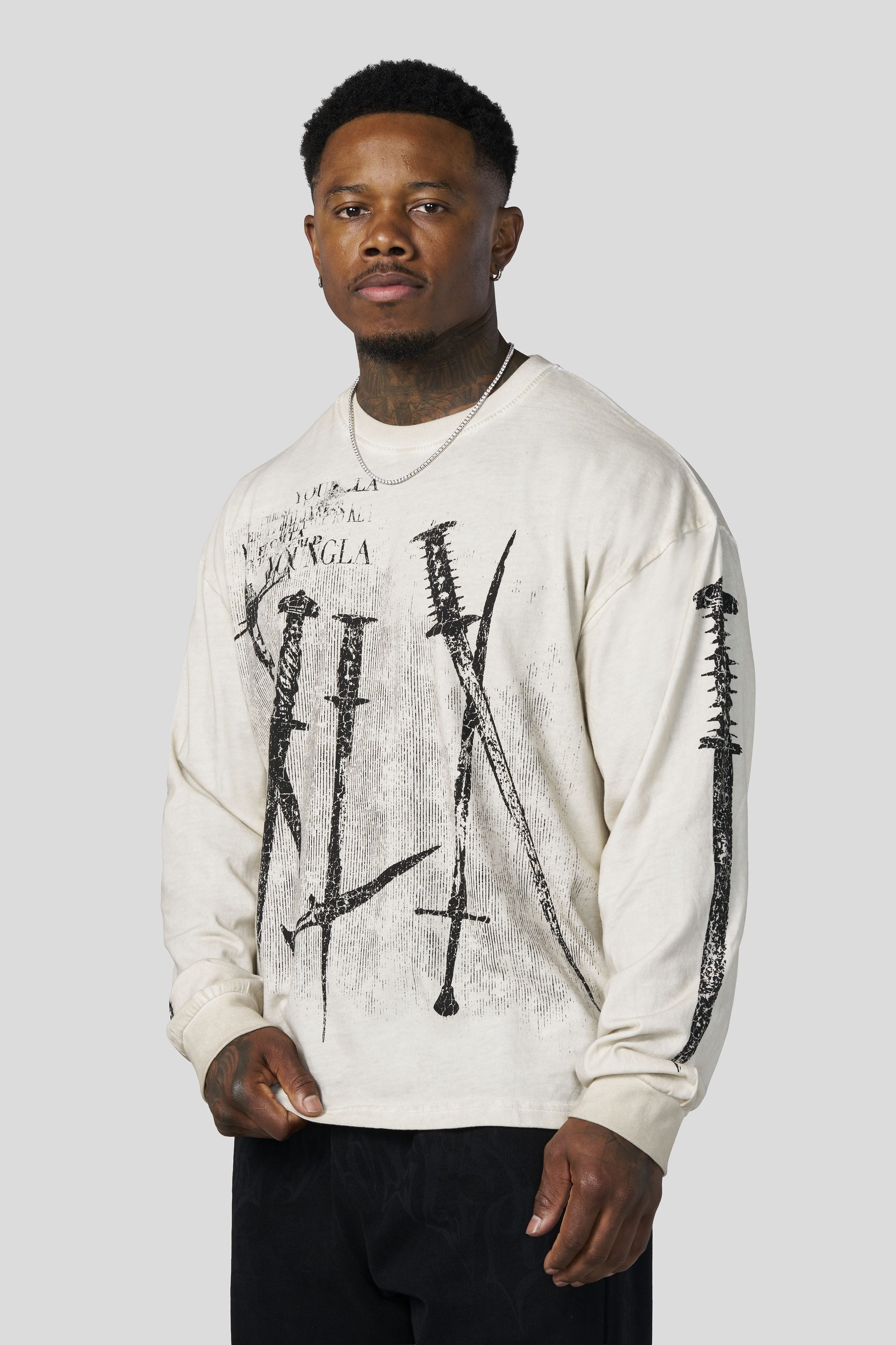 Young La 8031 - Iron Edge Longsleeves 'Off-White'