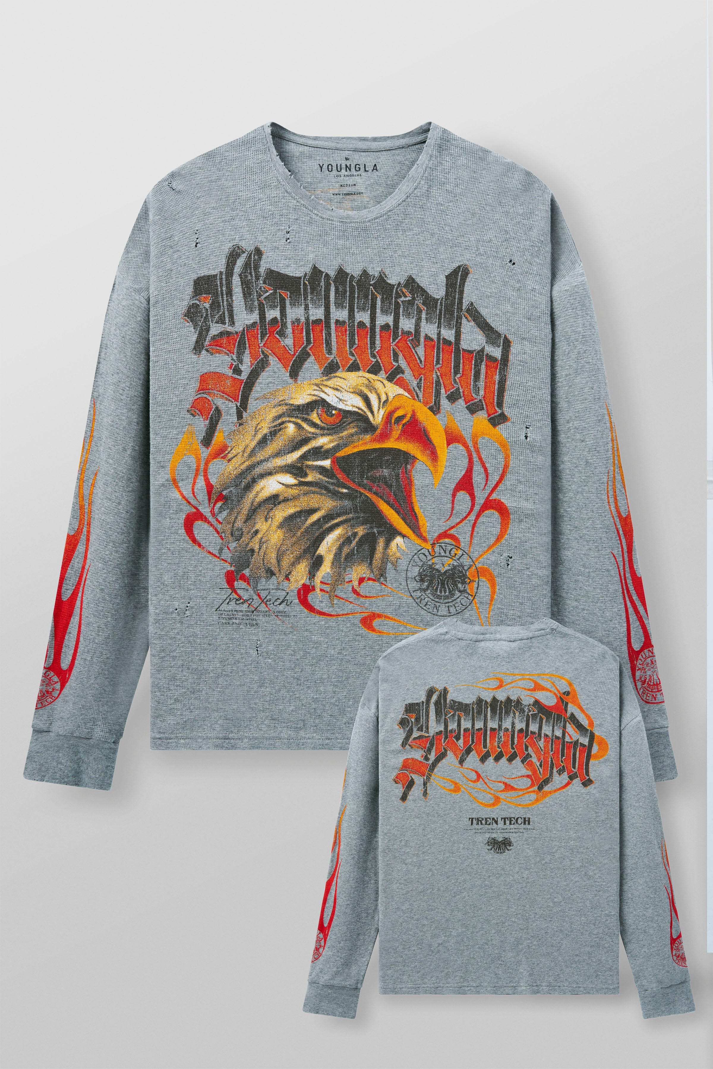 Young La 8036 - Cars & Curls - Thermals 'Heather Grey'