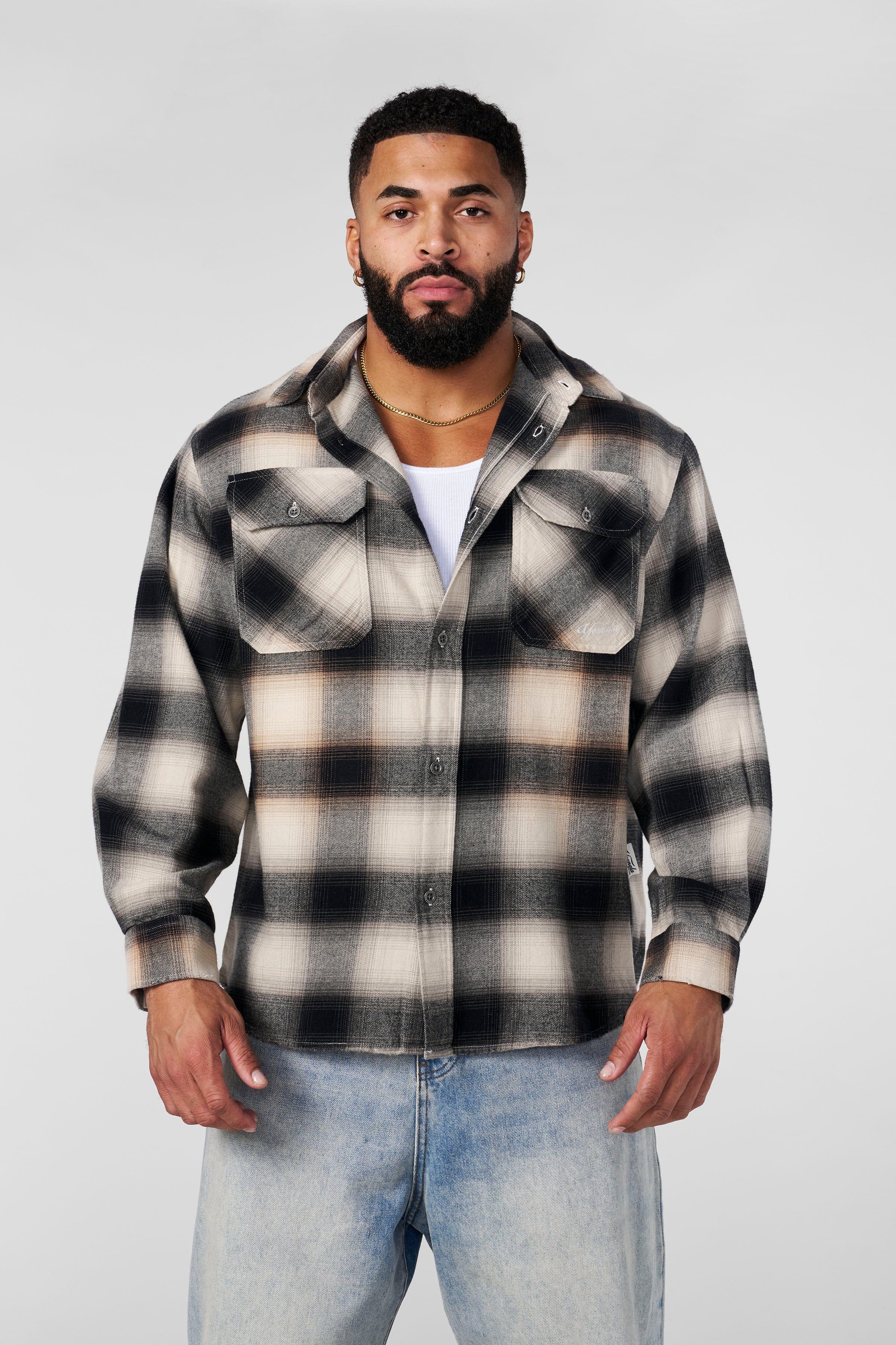 Young La 8091 - Americana Flannels 'Black White'