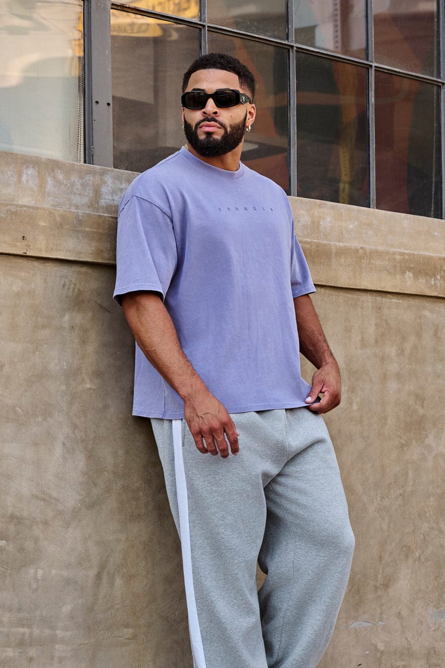 YoungLA 4219 - Summer Peached Tees 'Lavender Wash'