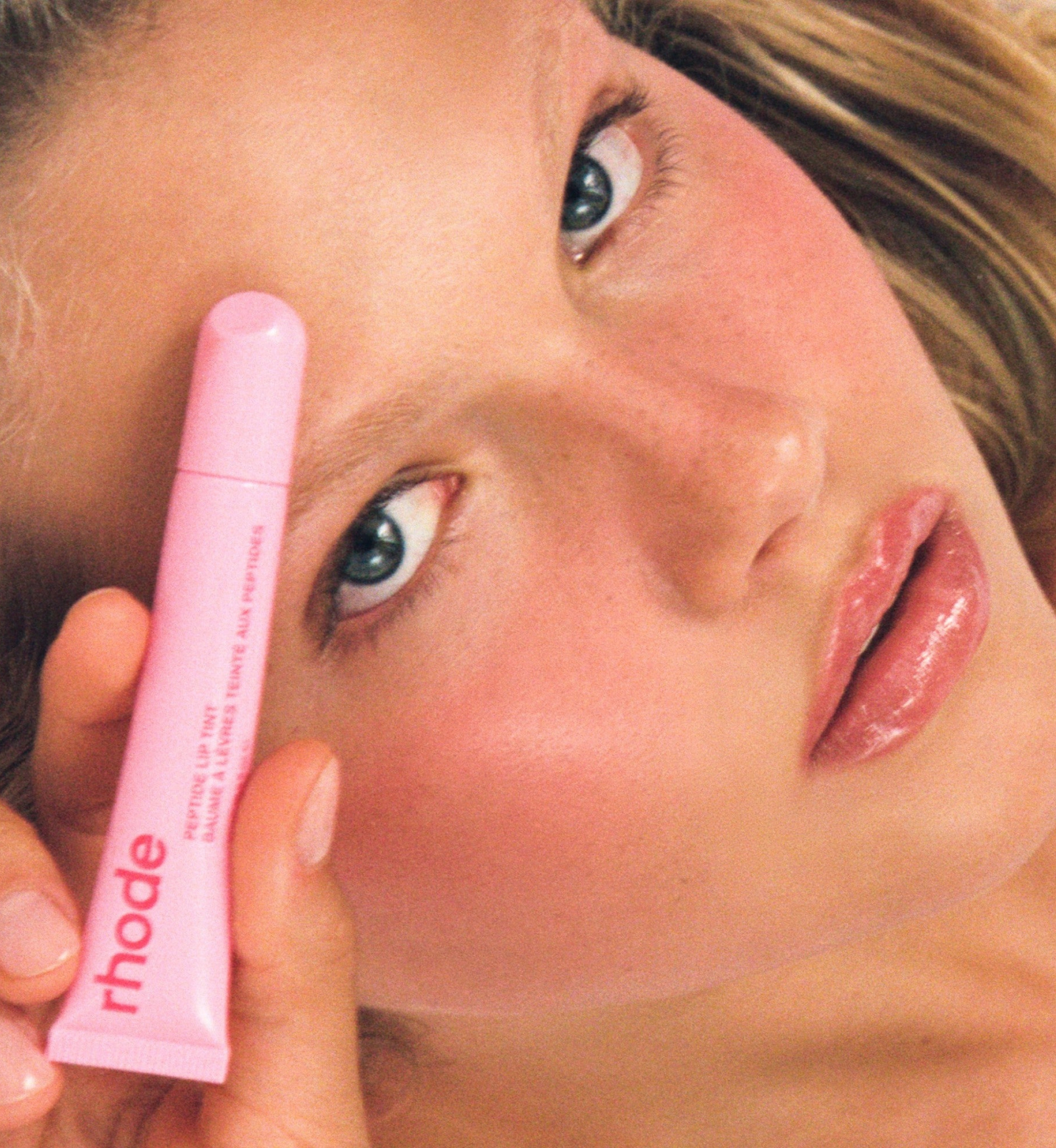 Rhode Peptide Lip Tint 'jelly bean - shimmery sheer pink'