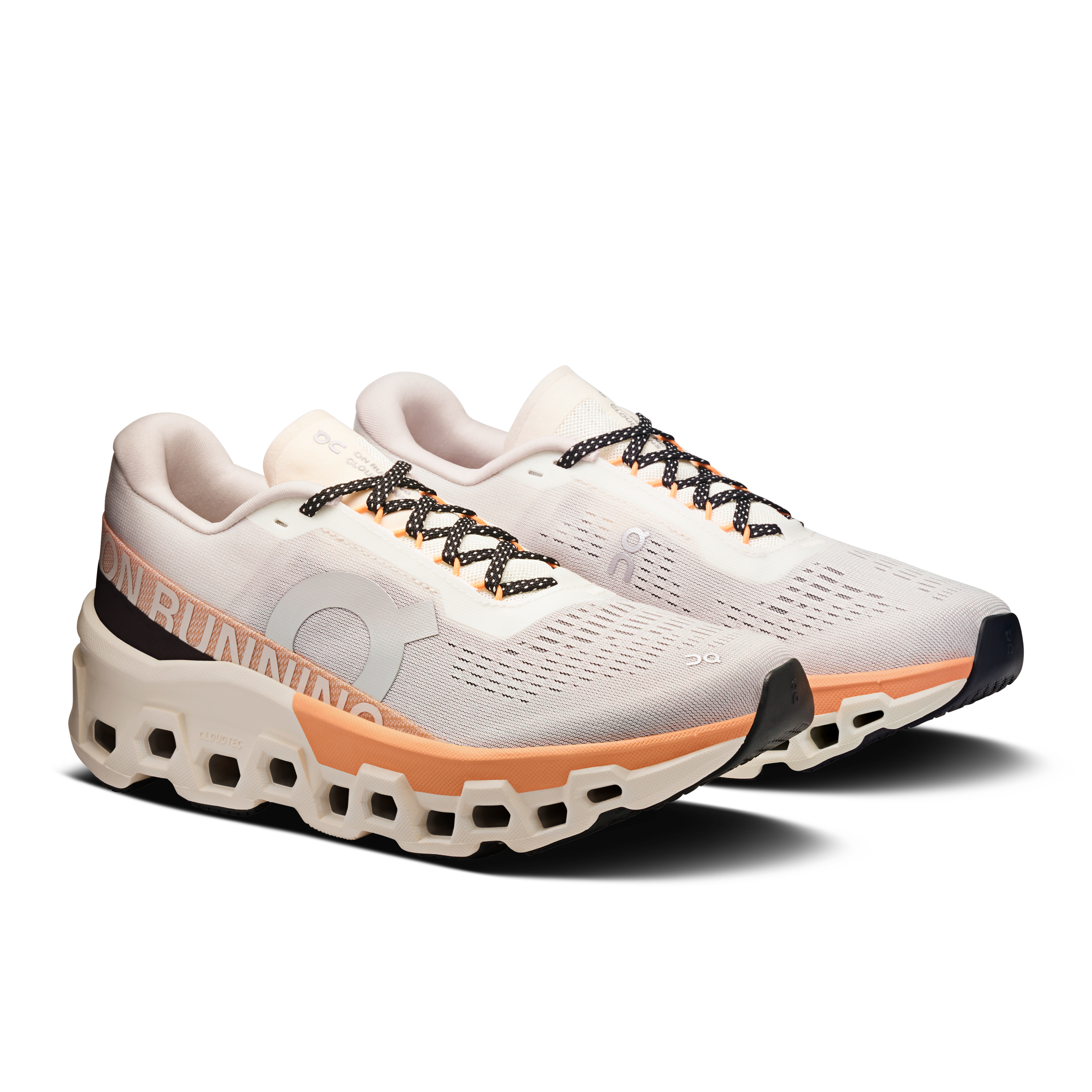 Cloudmonster 2 W Ivory | Tangerine