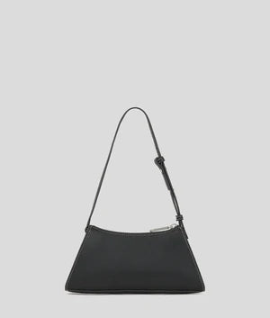 KarlLagerfeld Metal Logo Small Shoulder Bag Black