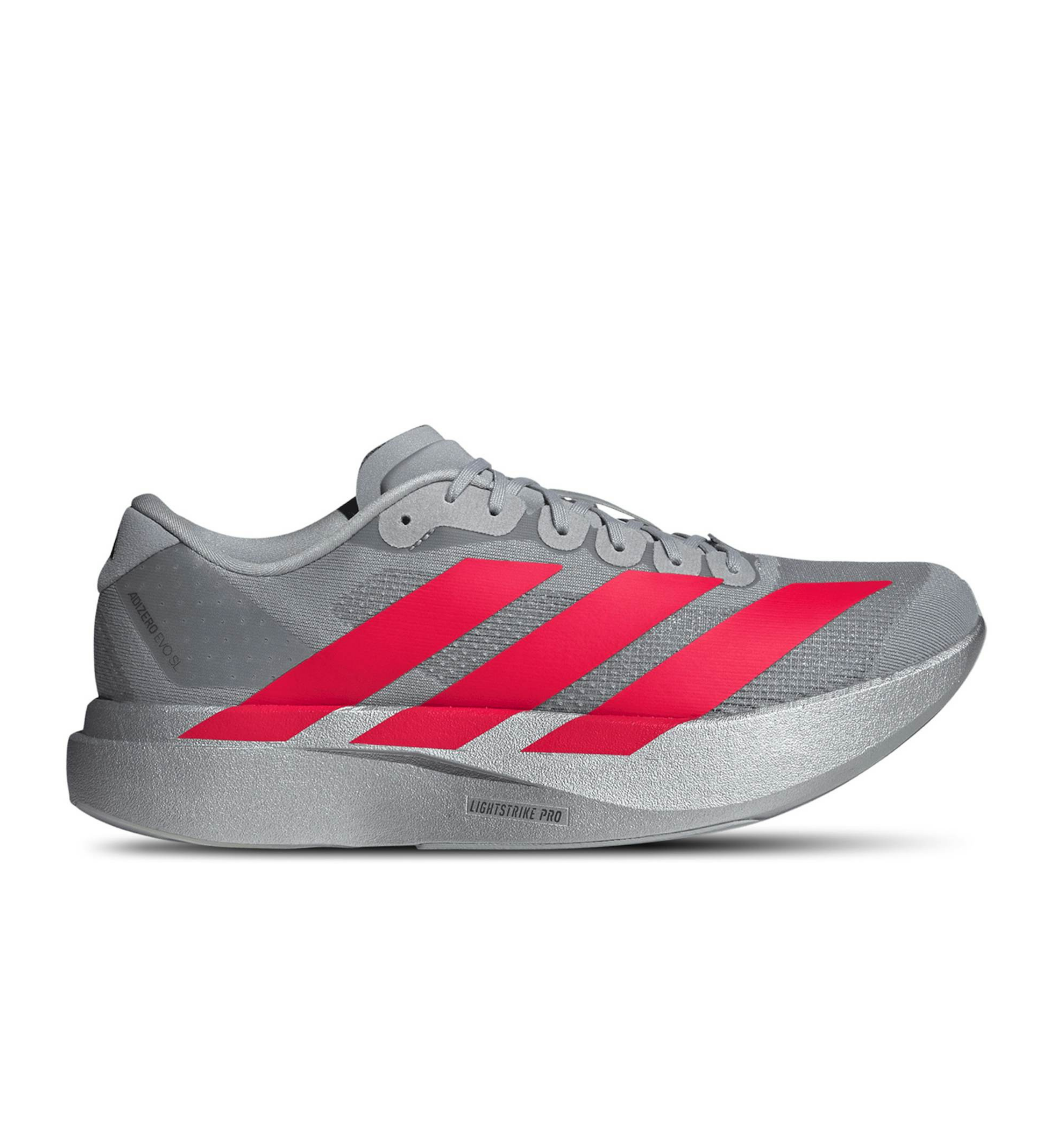Adidas Adizero Evo SL Silver Metallic Lucid Red