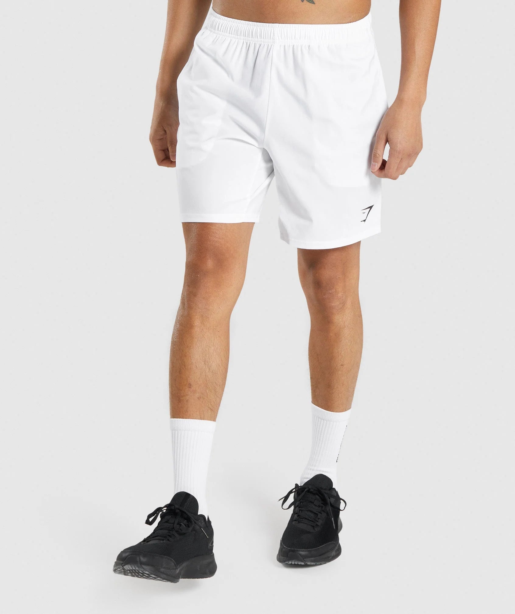 Gymshark Arrival 7" Shorts 'White'