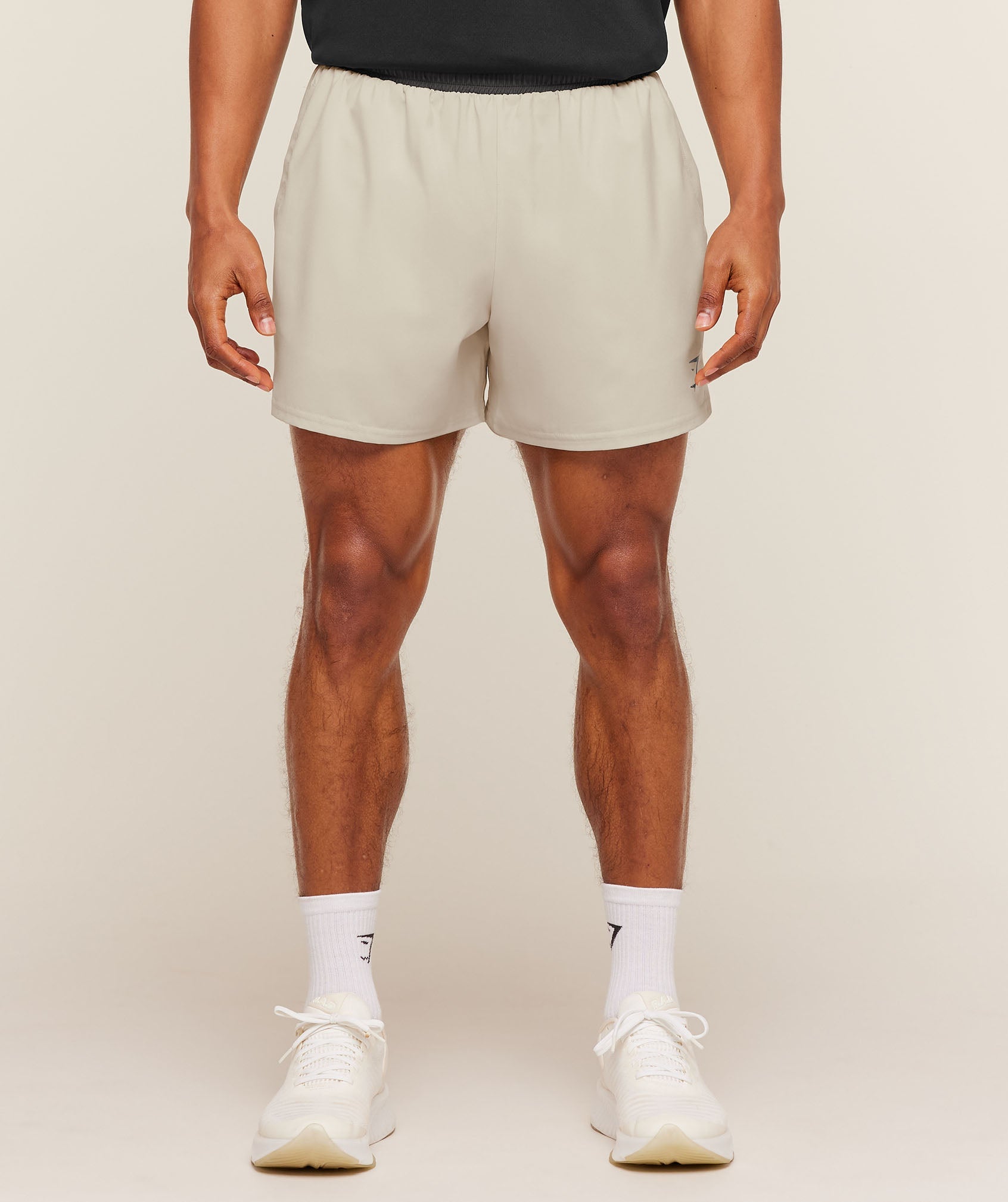 Gymshark Arrival Contrast Shorts 'Pebble Grey Onyx Grey'