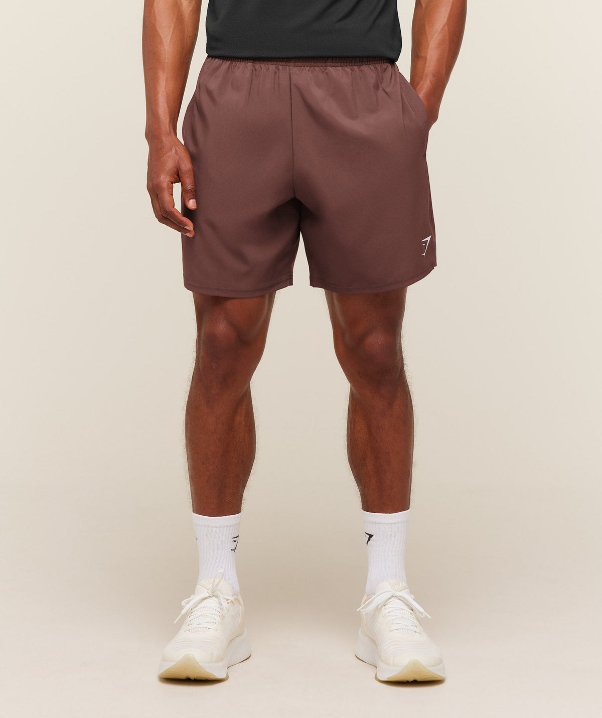 Gymshark Arrival 7" Shorts 'Espresso Brown'
