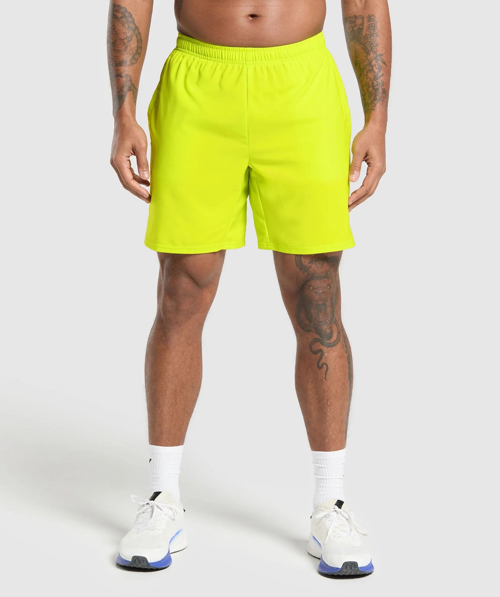Gymshark Arrival 7" Shorts 'Shock Green'