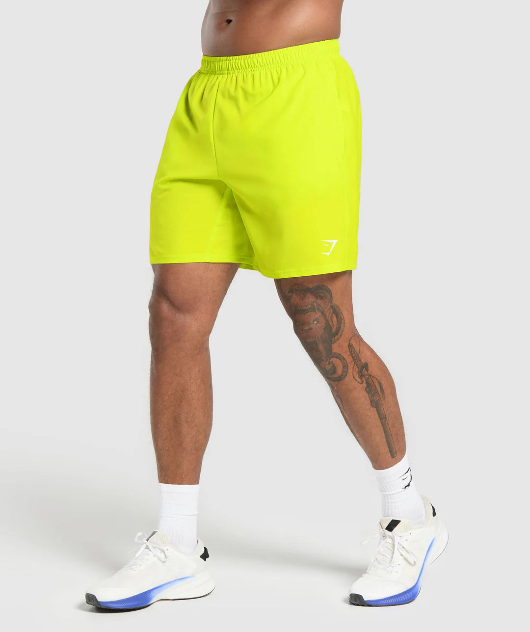 Gymshark Arrival 7" Shorts 'Shock Green'