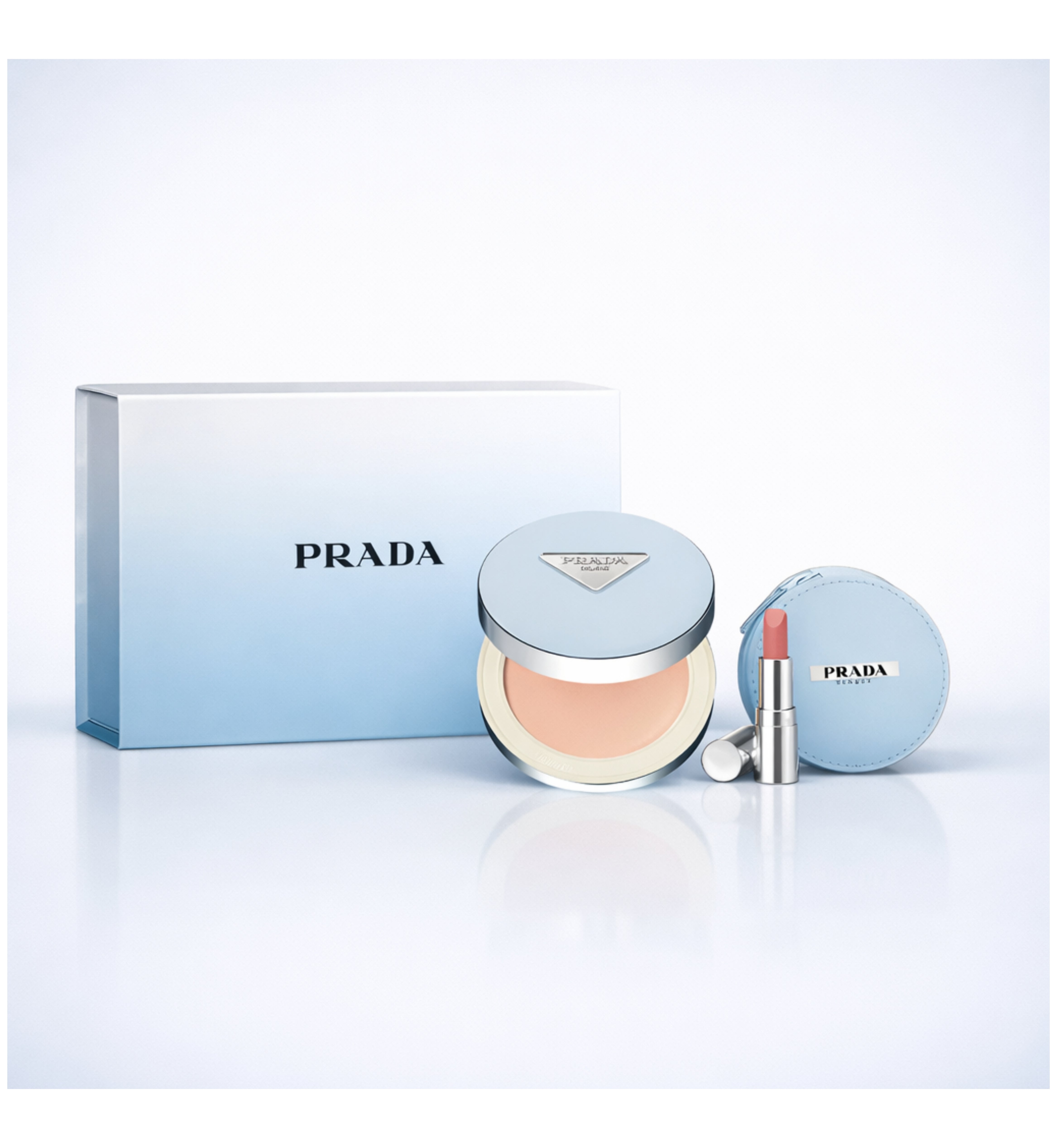 Prada Nylon Cushion Mini Lipstick Makeup Set 2026 New Year Limited Edition