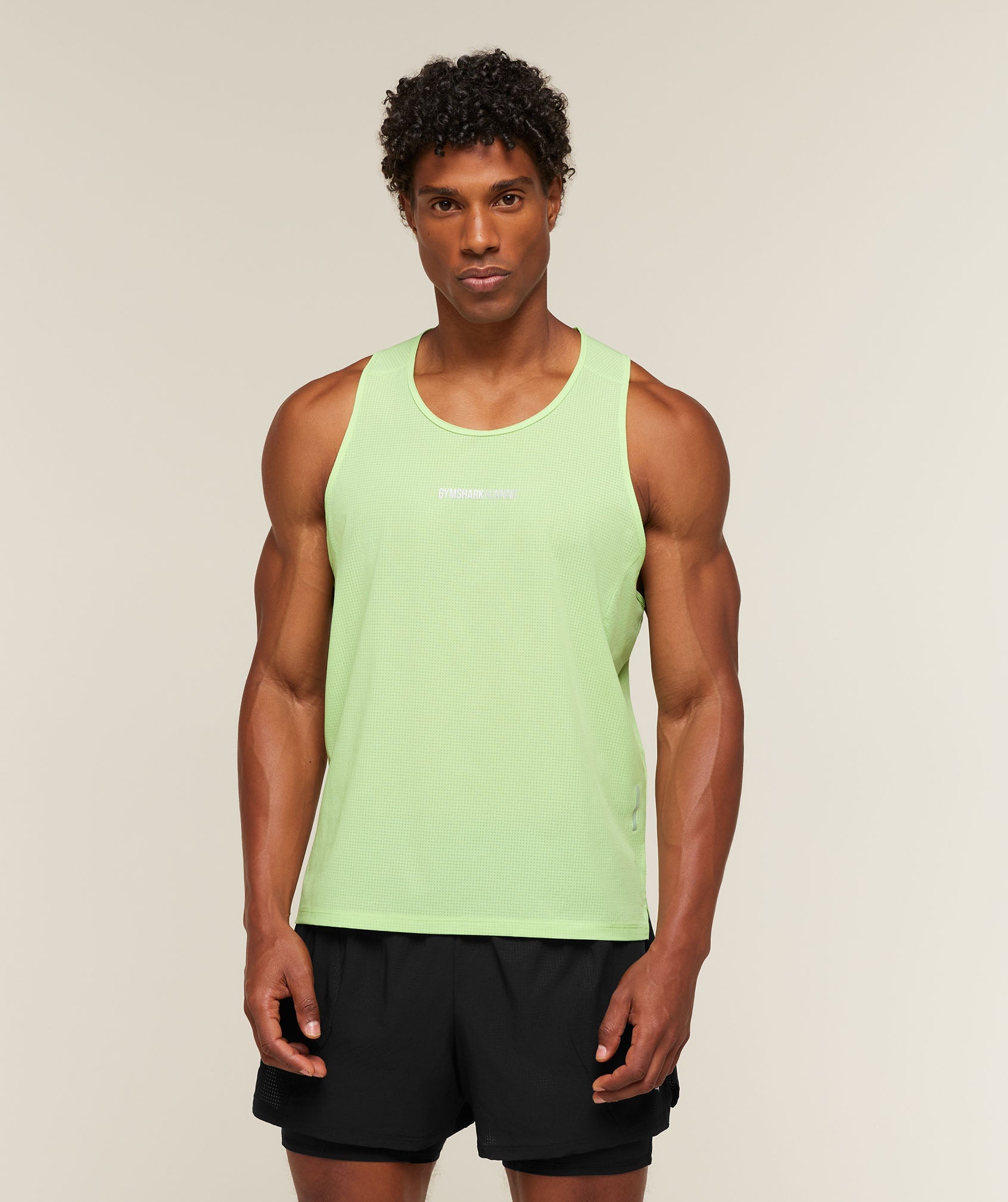 Gymshark Running Tank 'Pace Green'