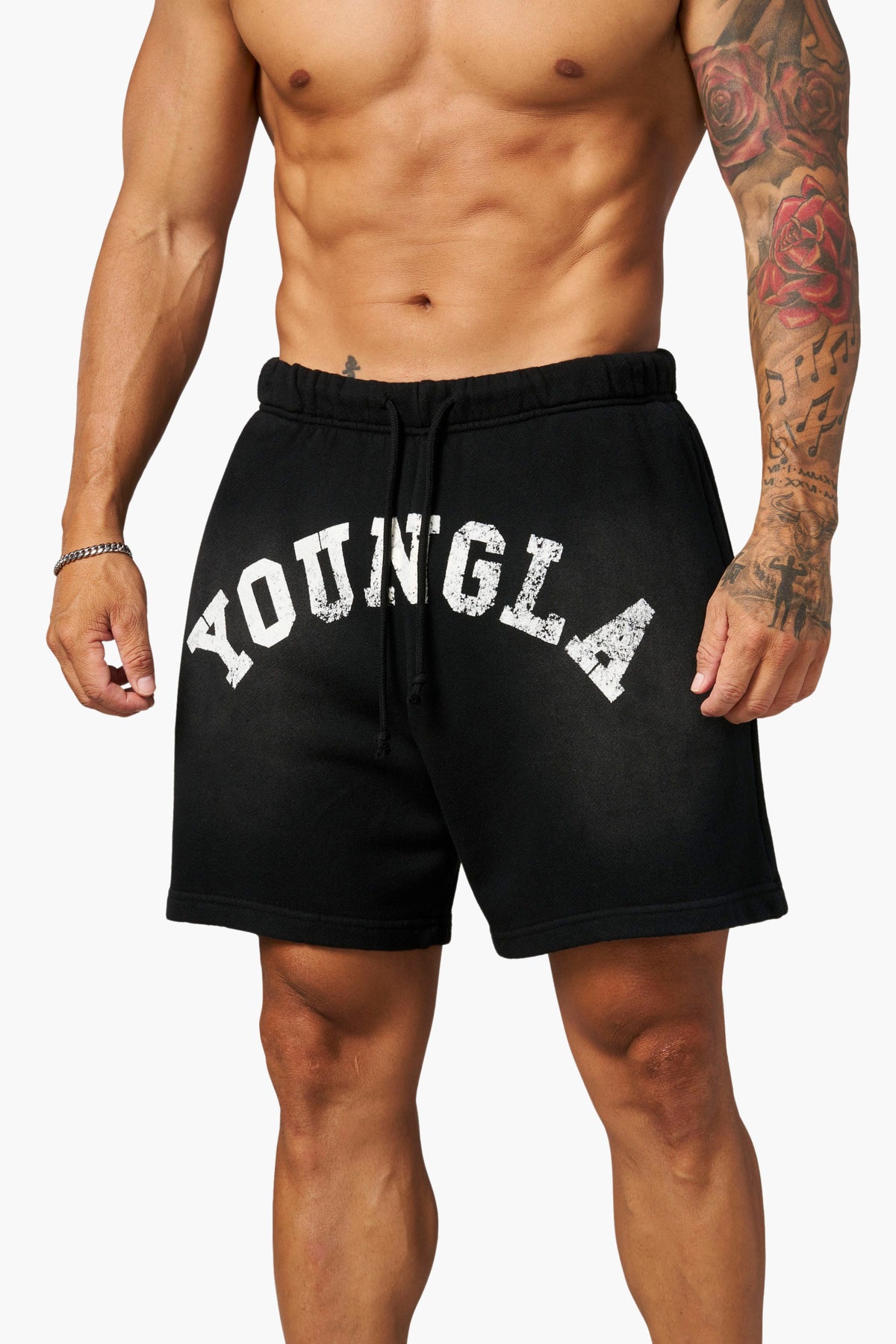 YoungLA 1046 - Arc Collection - Shorts 'Black Wash'