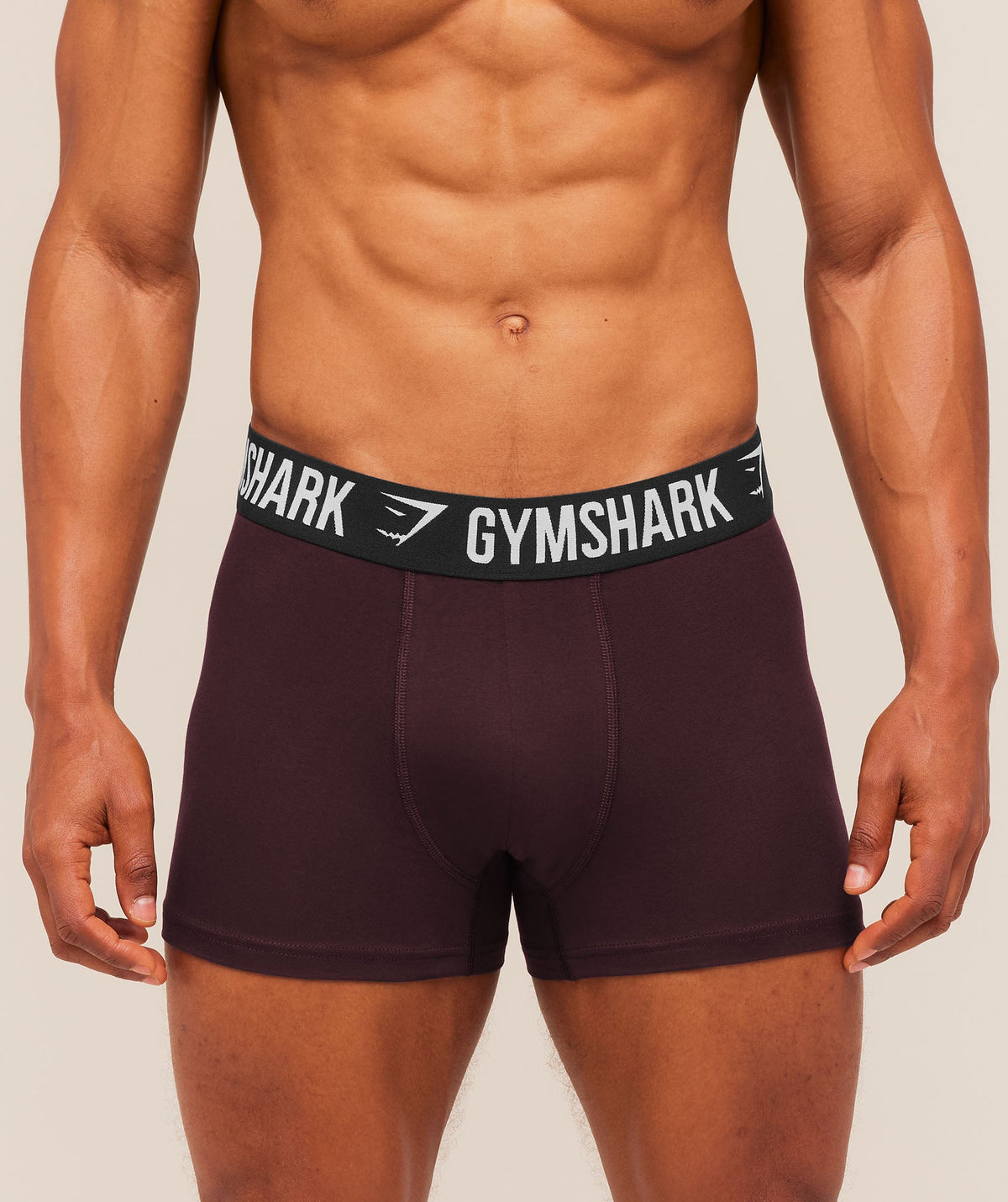 Gymshark Boxer Brief 3PK 'Chalk Beige Canvas GreenCherry Purple'