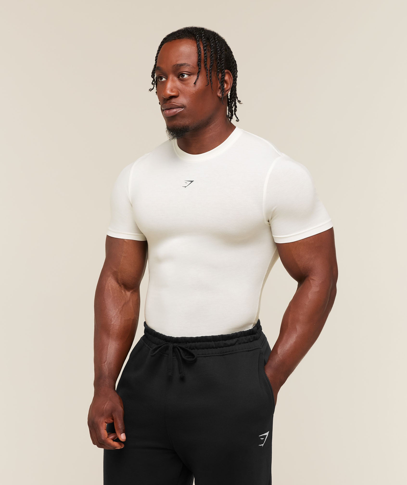 Gymshark Super Soft Muscle Tee 'Soft White'