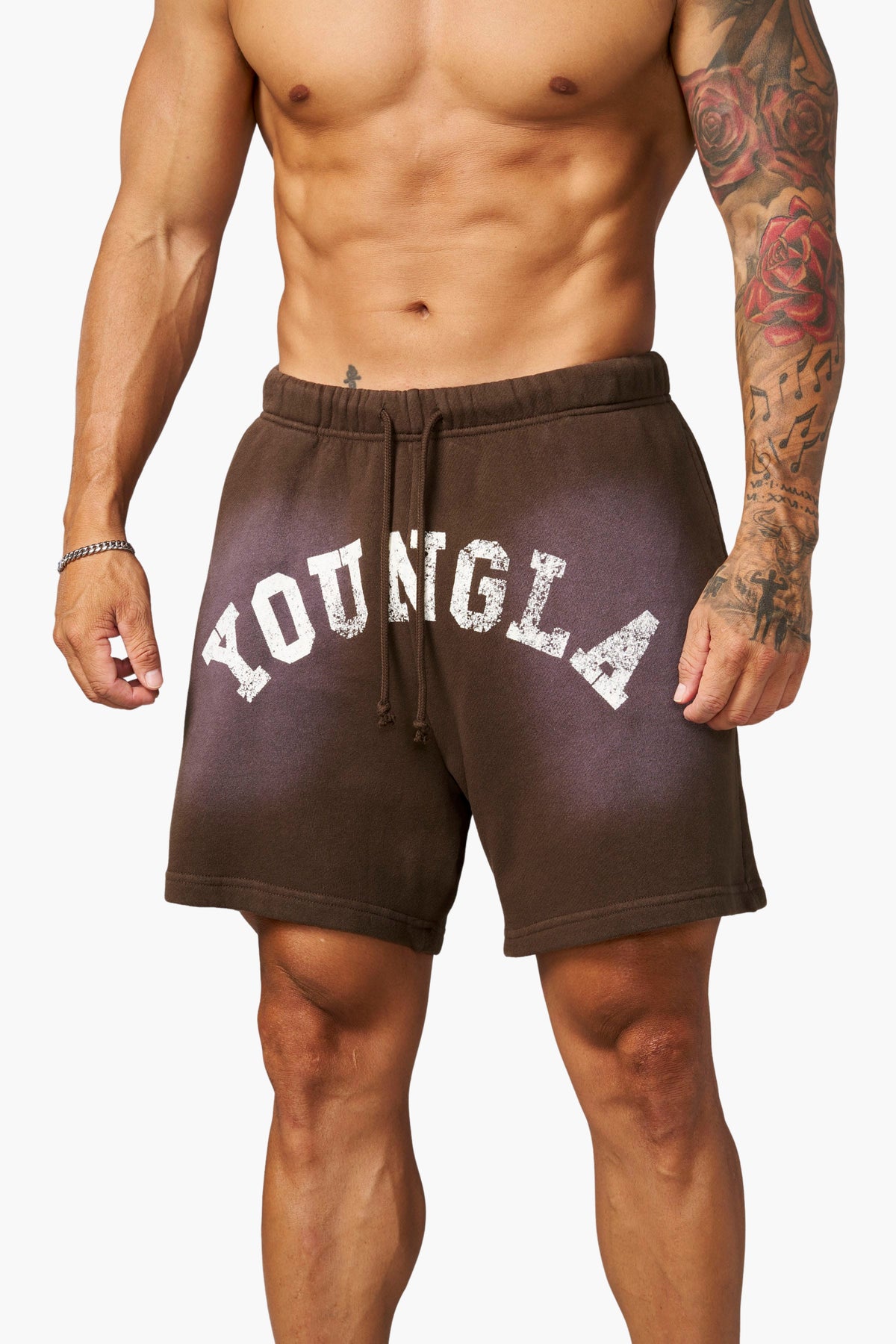 YoungLA 1046 - Arc Collection - Shorts 'Brown Wash'