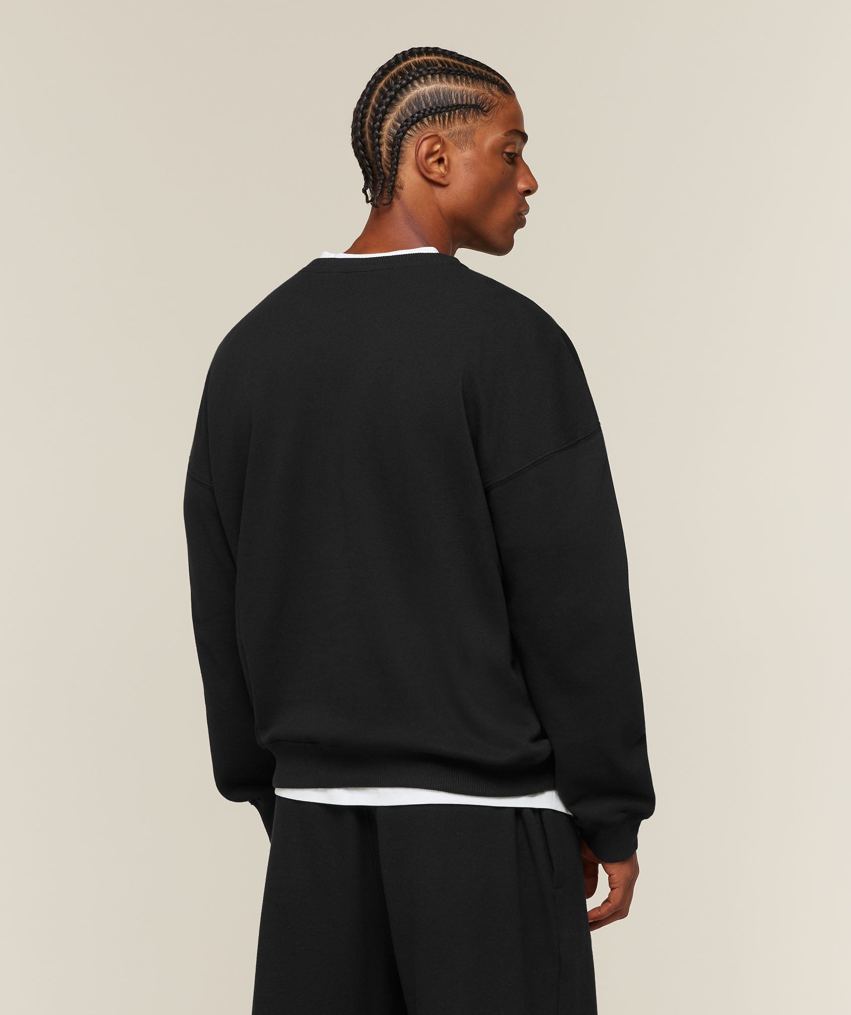 Gymshark Campus Crest Sweatshirt 'Black'