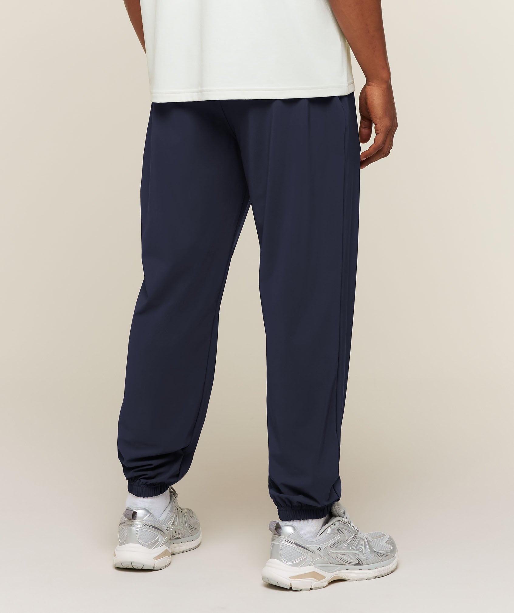 Gymshark Campus Crest Cuffed Pants 'Heavy Blue'
