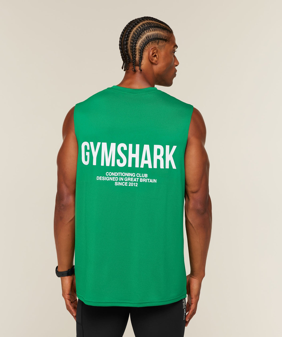 Gymshark Conditioning Club Tank 'Track Green White'
