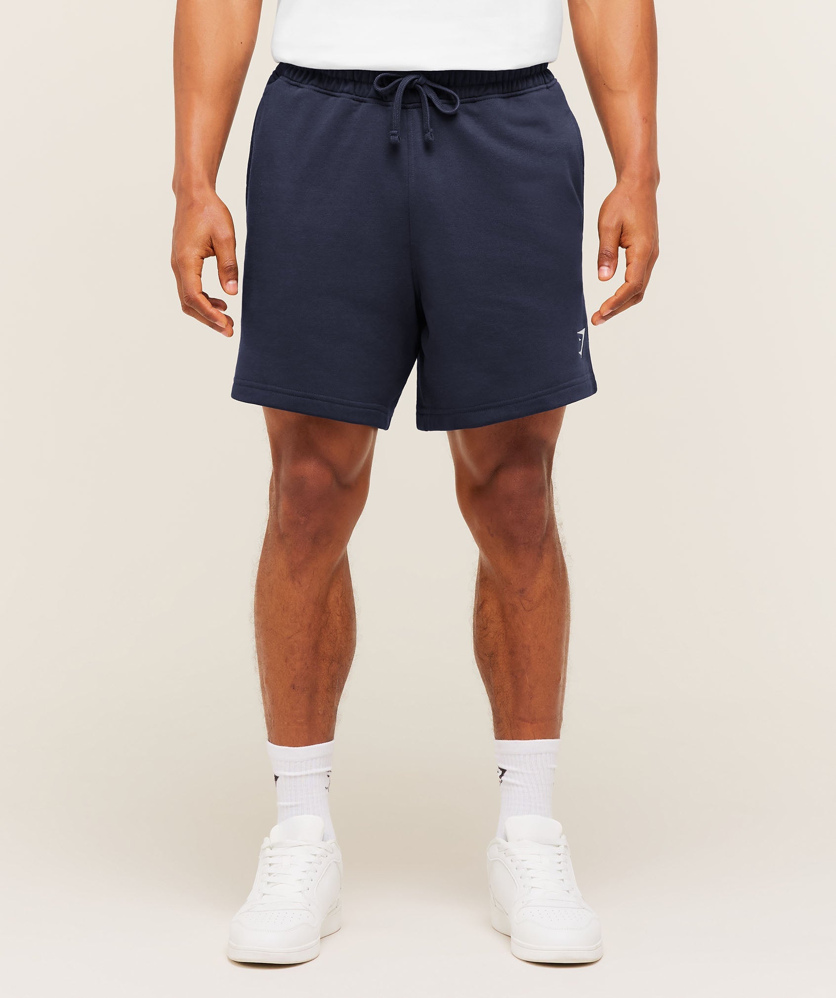Gymshark Crest Shorts 'Heavy Blue'