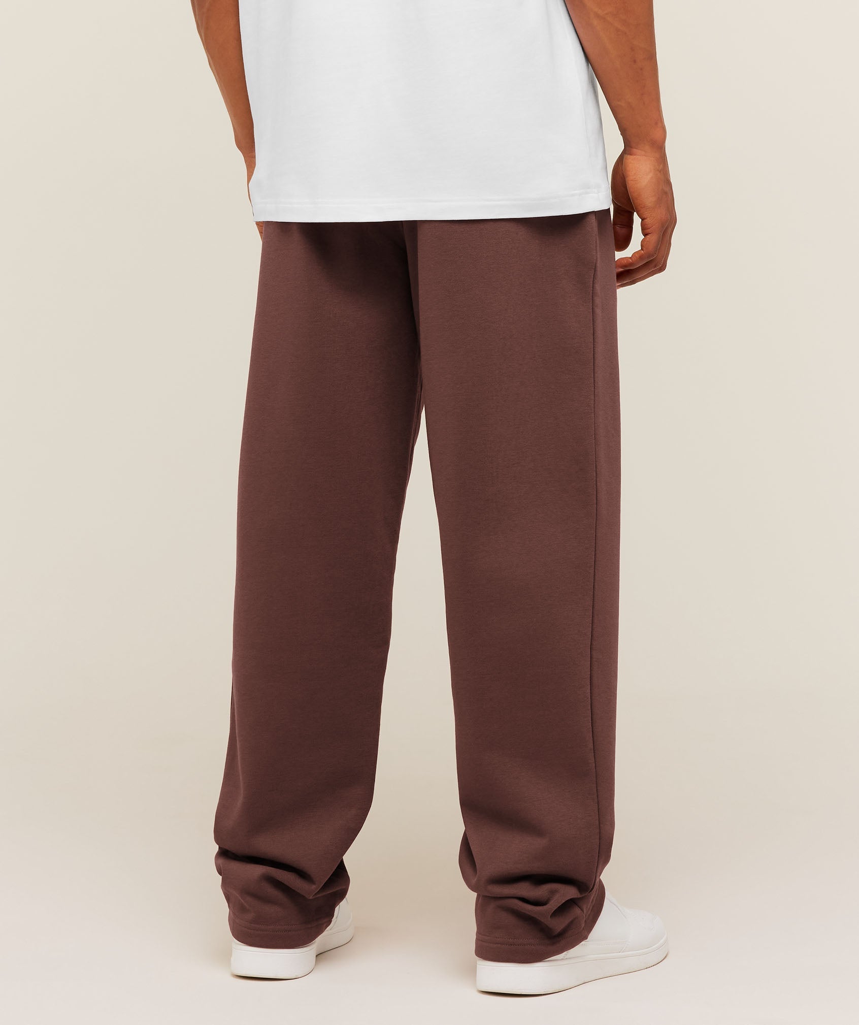 Gymshark Crest Straight Leg Joggers 'Espresso Brown'