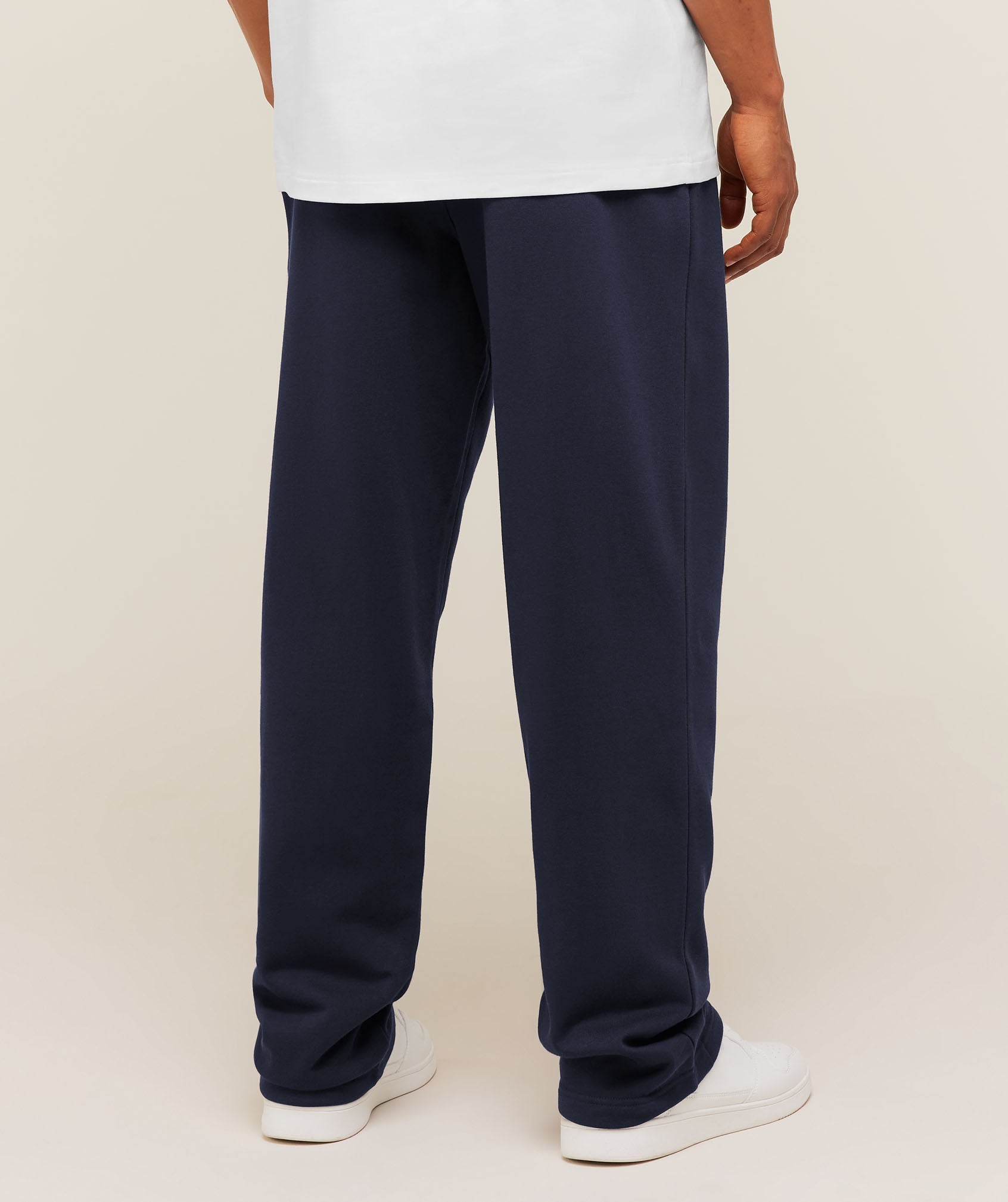 Gymshark Crest Straight Leg Joggers 'Heavy Blue'