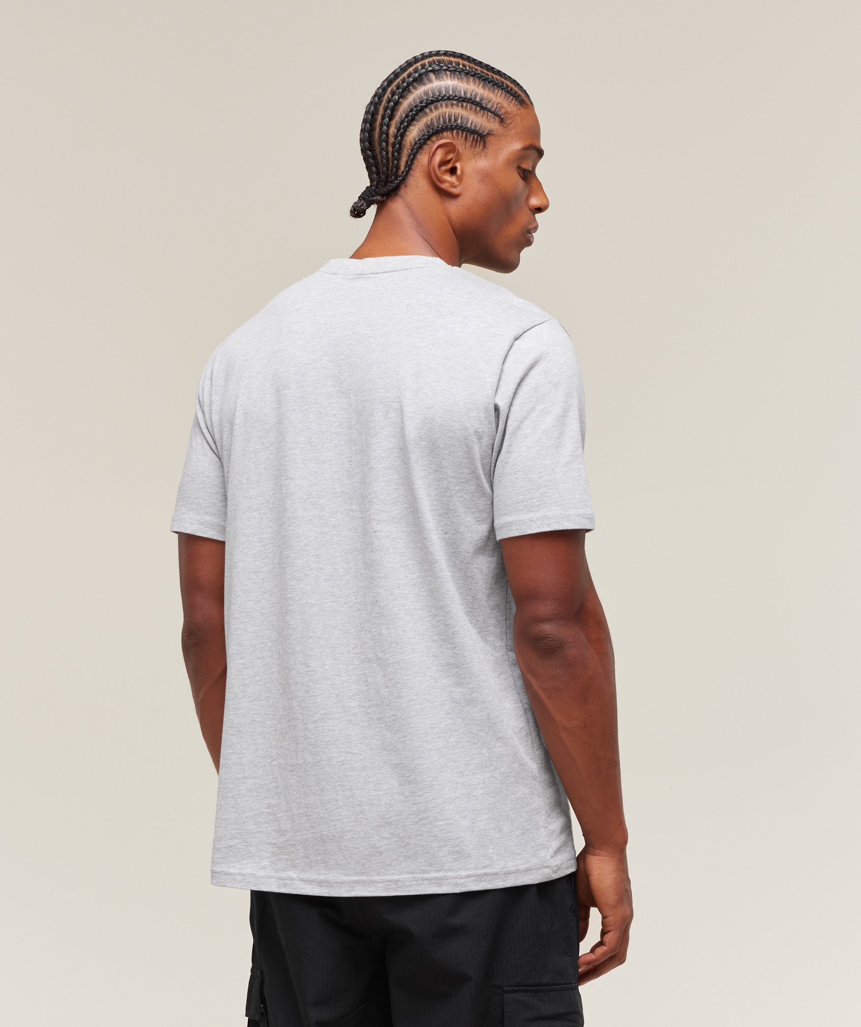 Gymshark Crest T-Shirt 'Light Grey Marl'