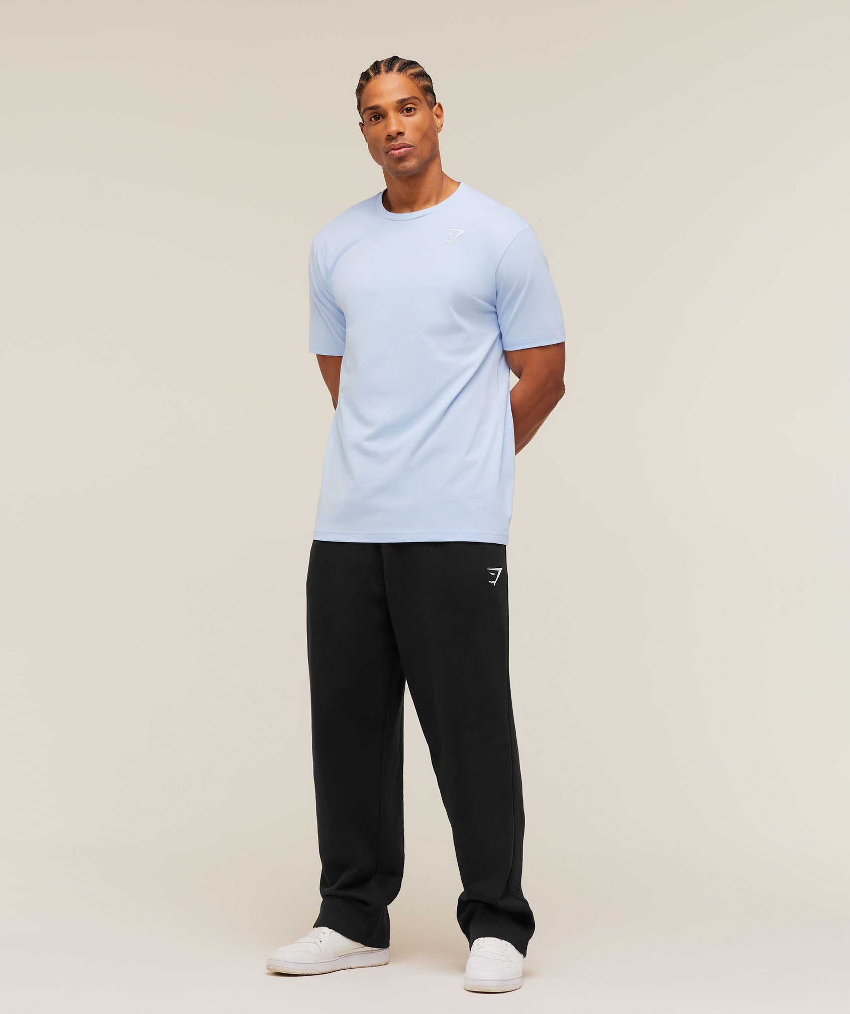 Gymshark Crest T-Shirt 'Tranquil Blue'