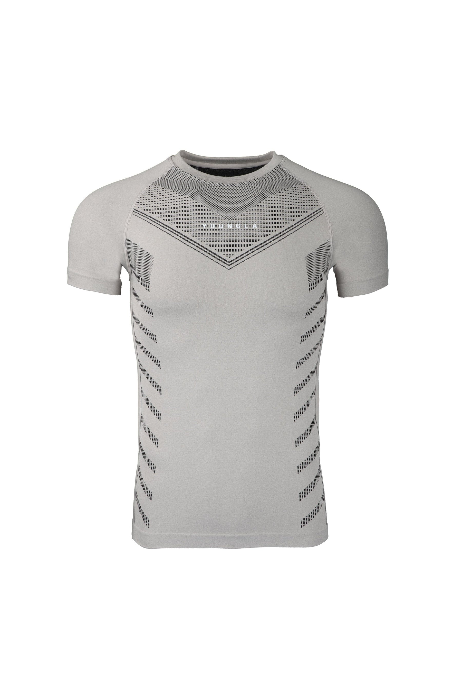 Young La 465 Superhero Compression Tees 'Cement'