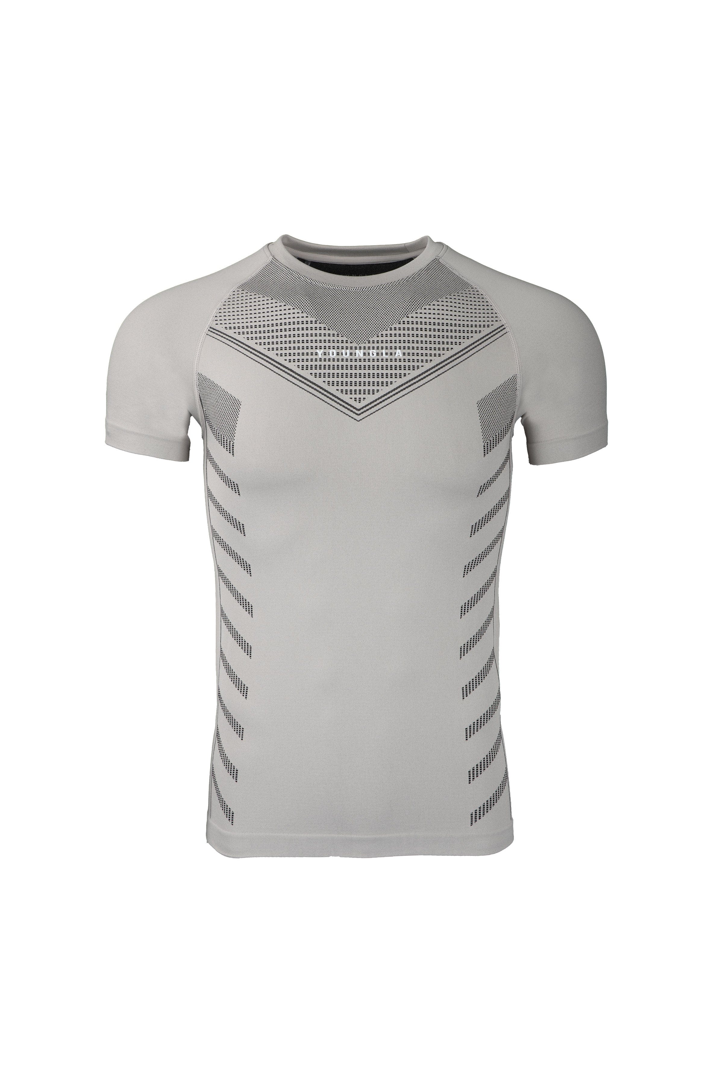 Young La 465 Superhero Compression Tees 'Cement'