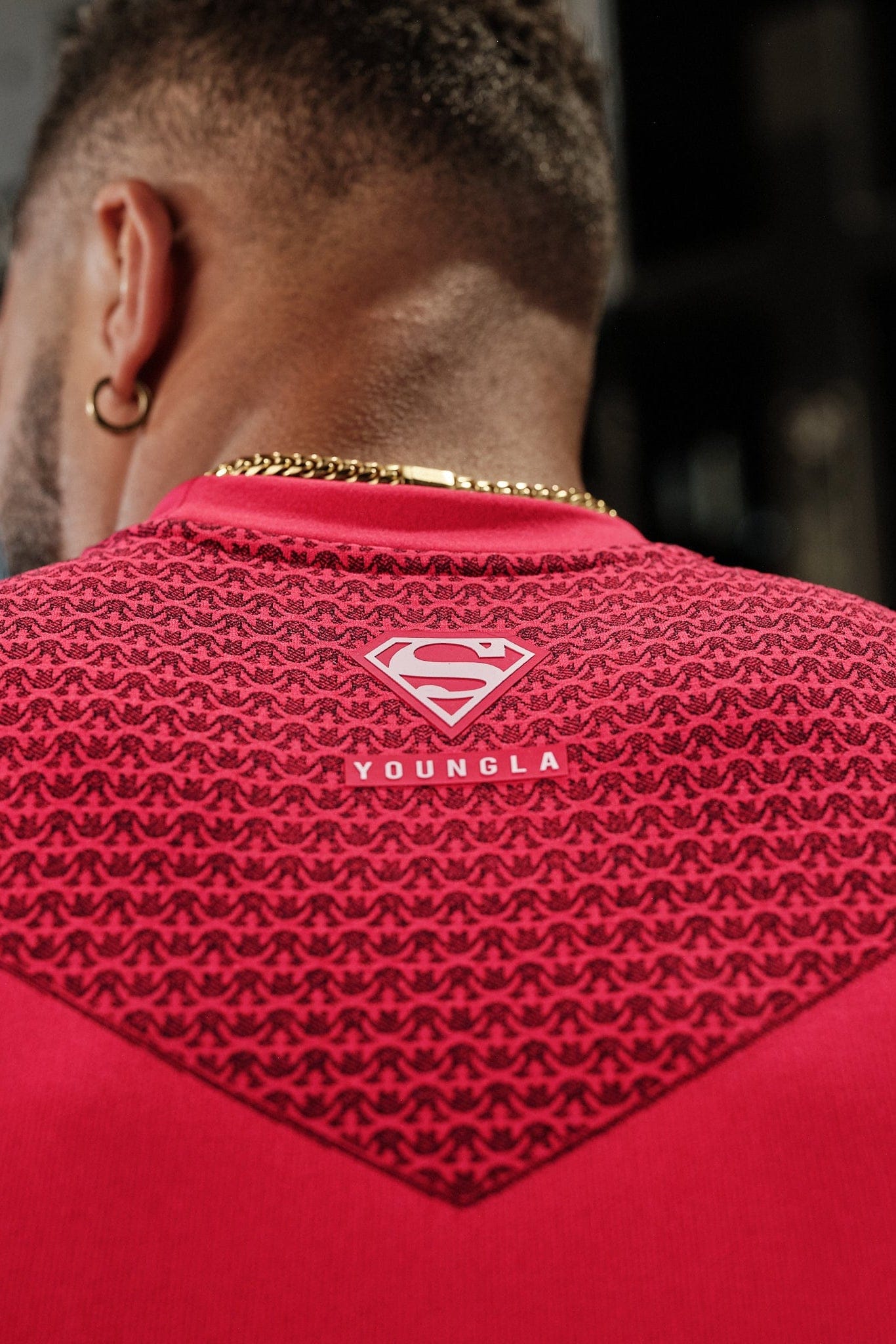 YoungLA 3047 - Superman Compression Tanks 'Red'