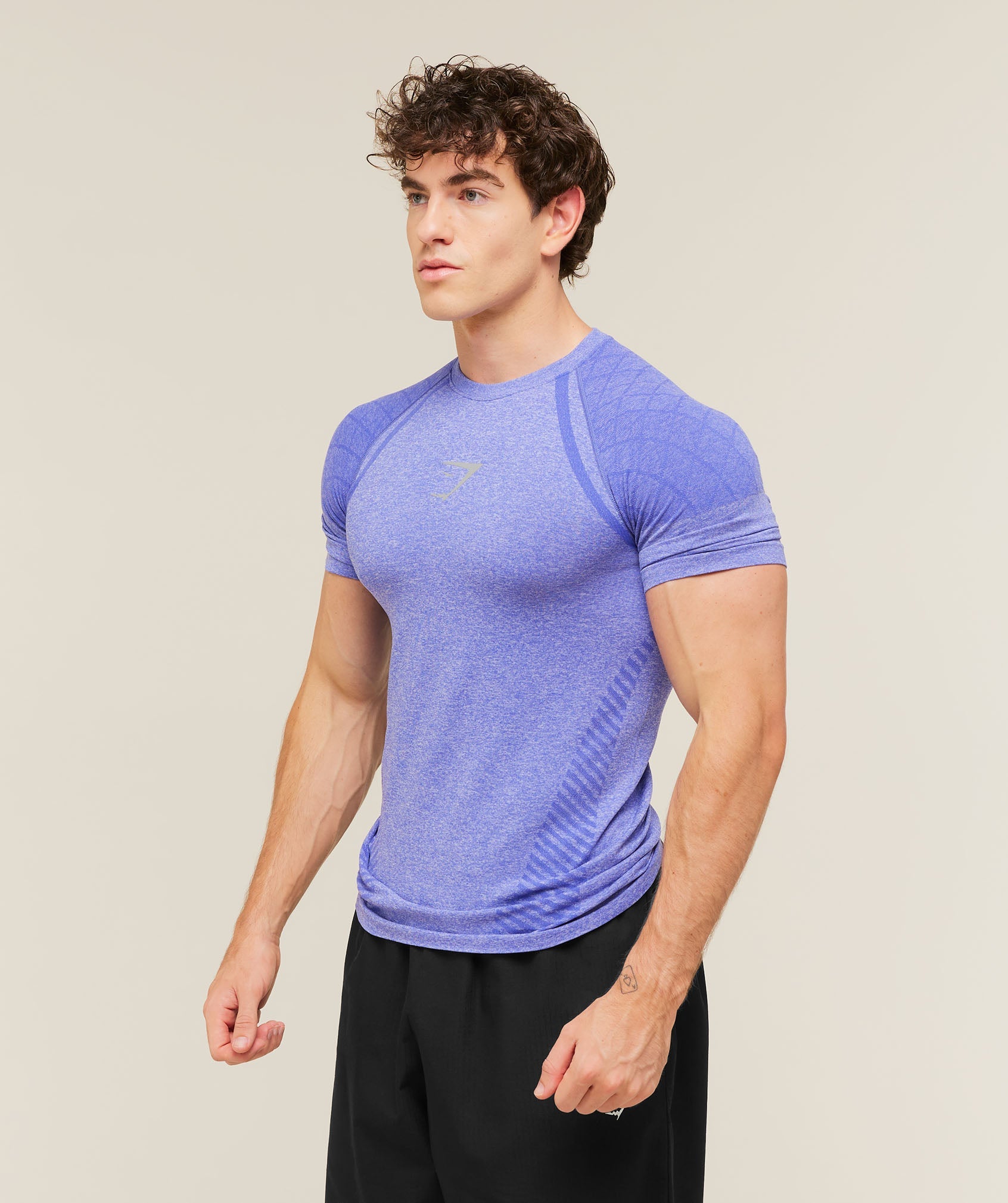 Gymshark Devant Seamless T-Shirt 'Amethyst'