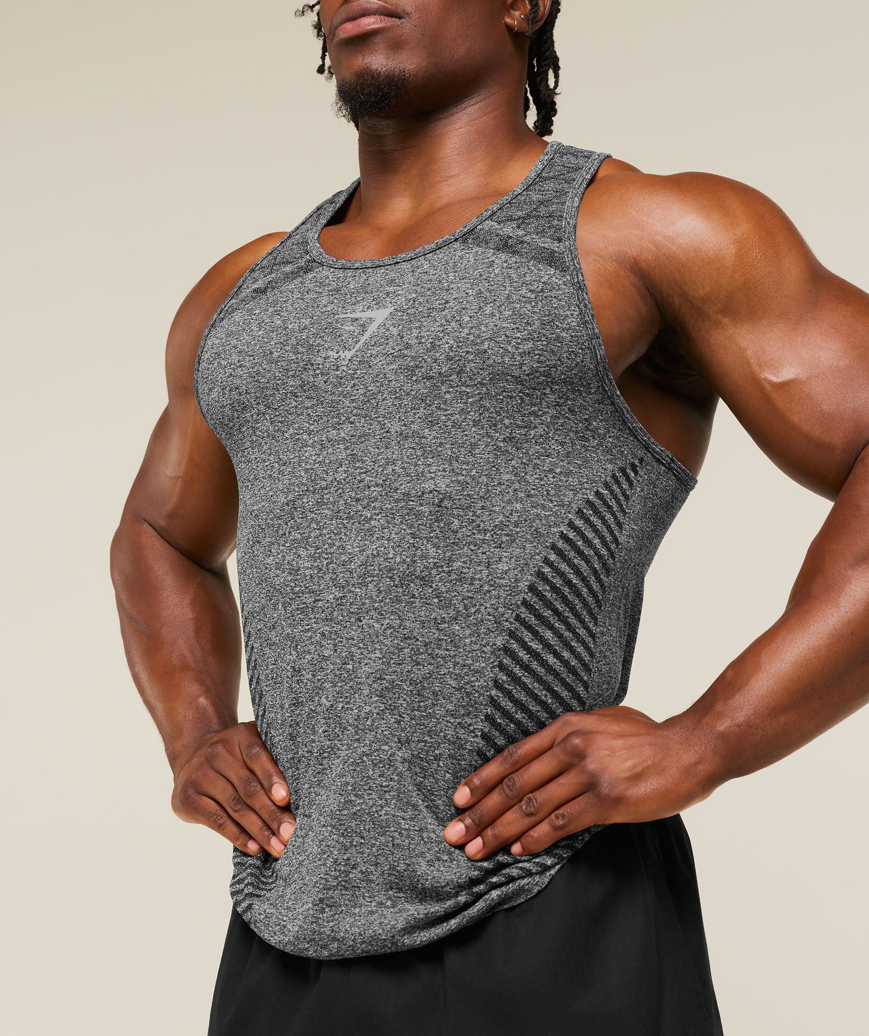 Gymshark Devant Seamless Tank 'Black'