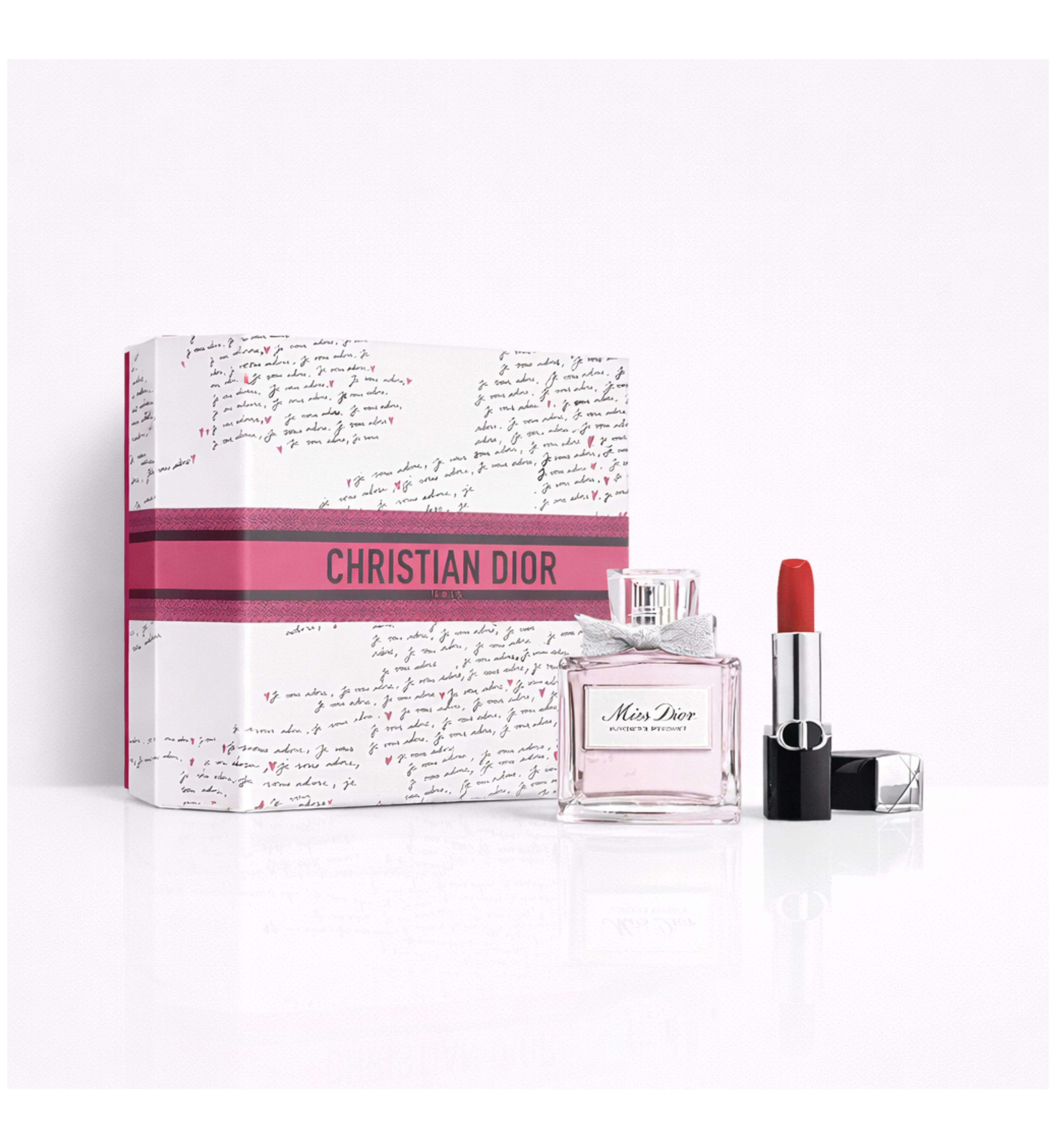 Dior Rouge Perfume + Lipstick Set