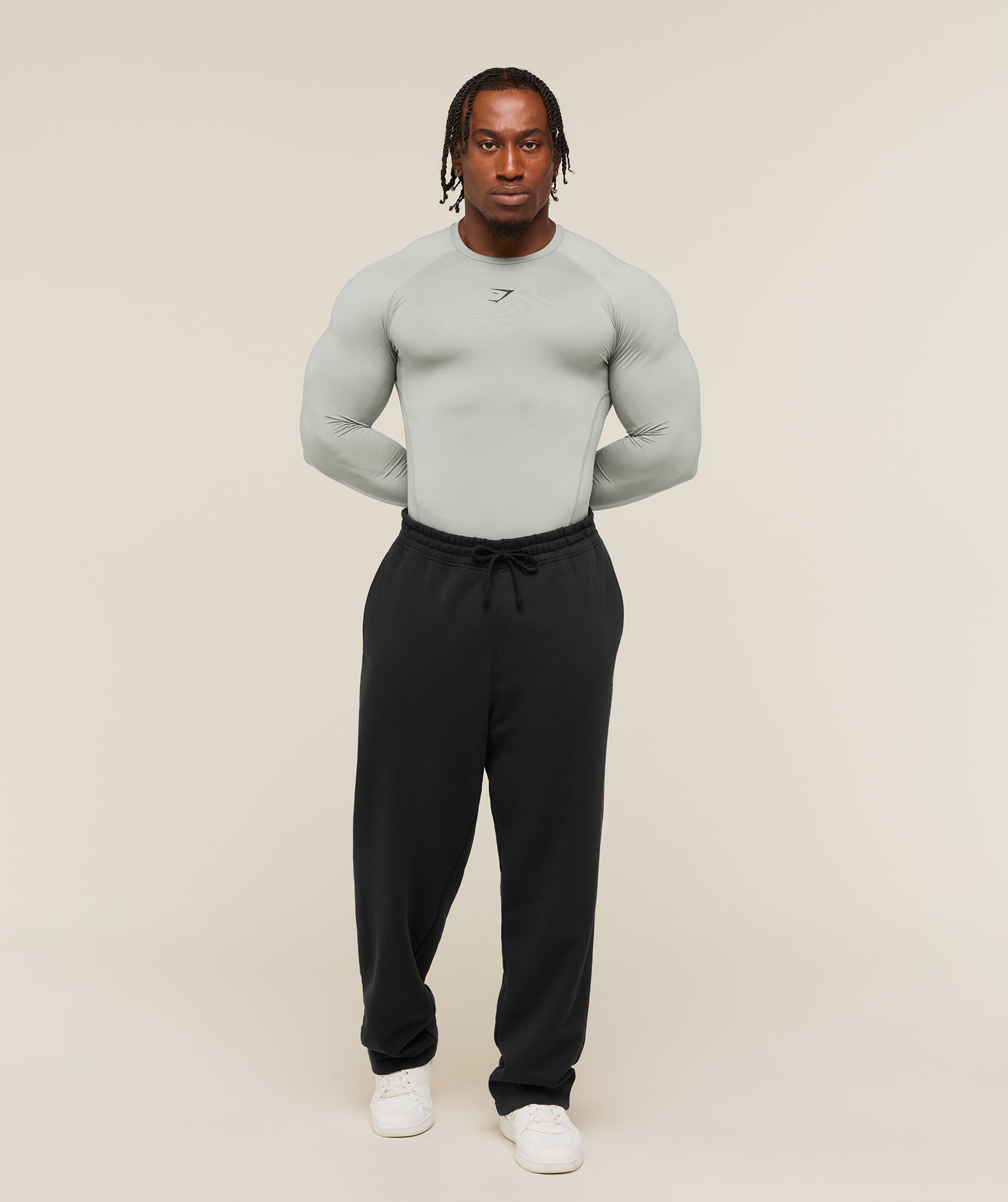 Gymshark Element Baselayer Long Sleeve T-Shirt 'Smokey Grey'