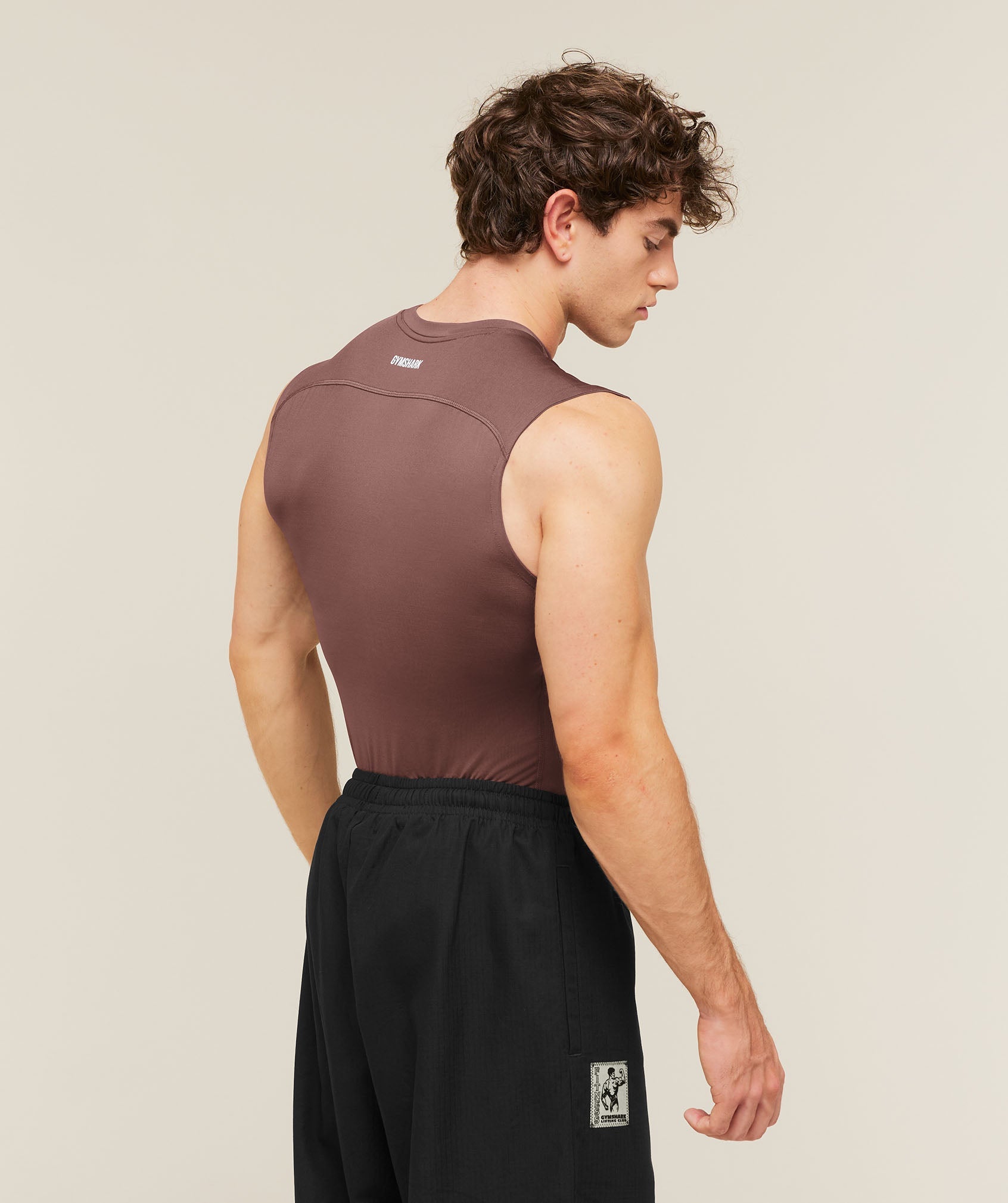 Gymshark Element Tank 'Espresso Brown'