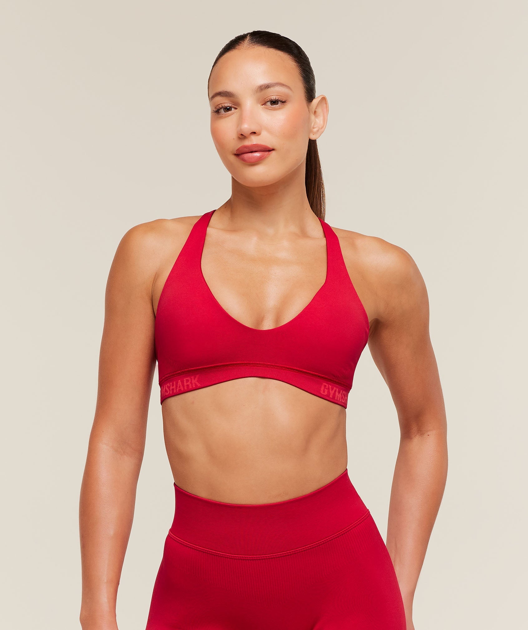 Gymshark Flex V4 Sports Bra 'Carmine Red'