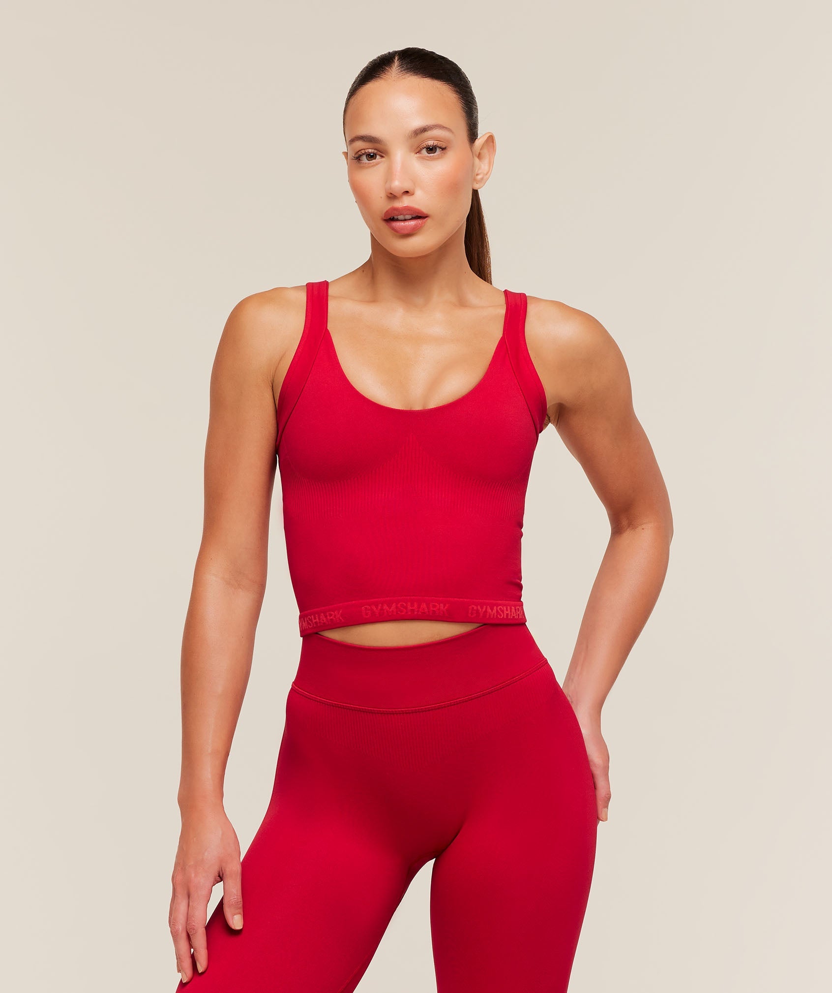 Gymshark Flex V4 Tank Top 'Carmine Red'