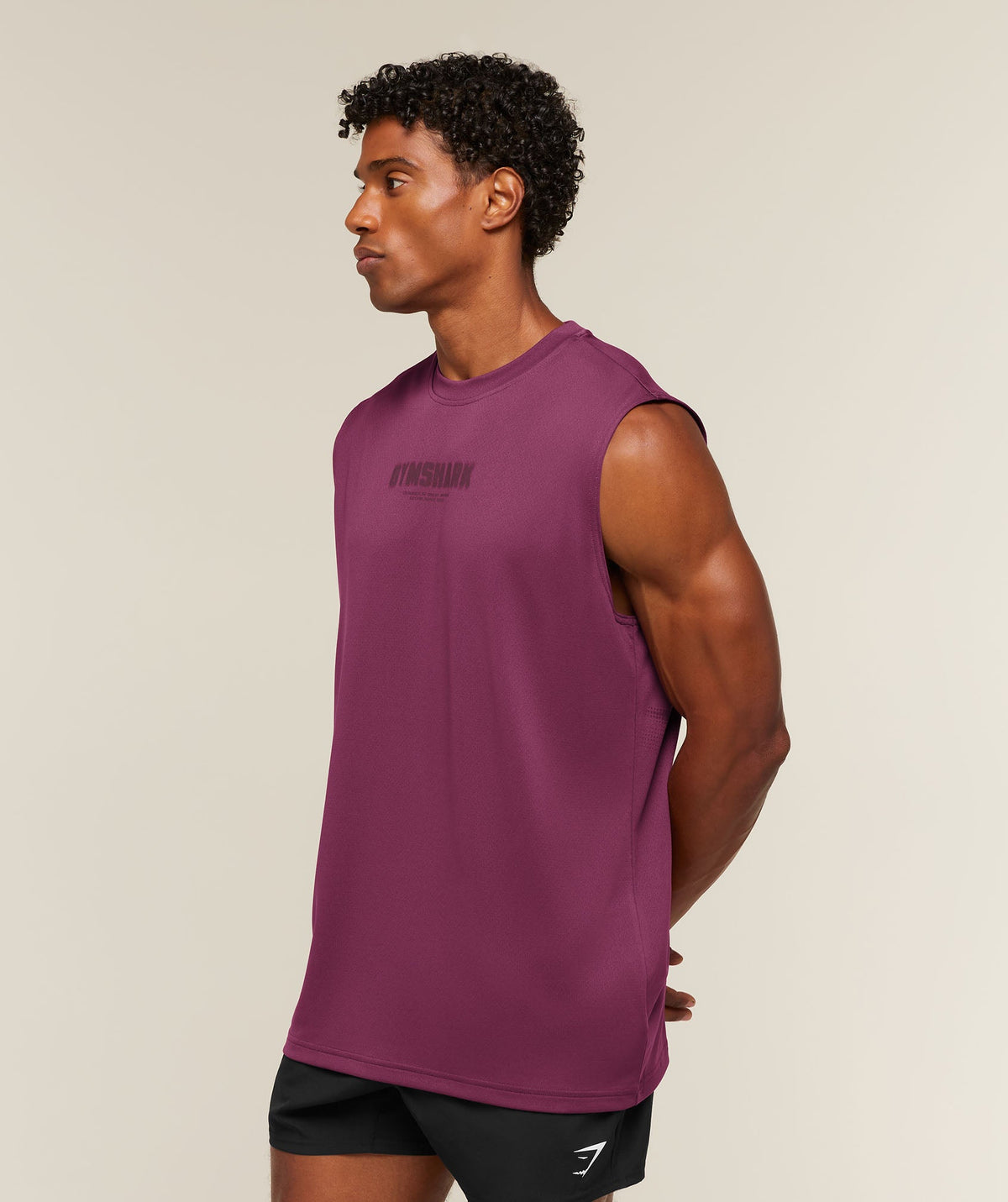 Gymshark Motion Blur Graphic Tank 'Strength Pink'