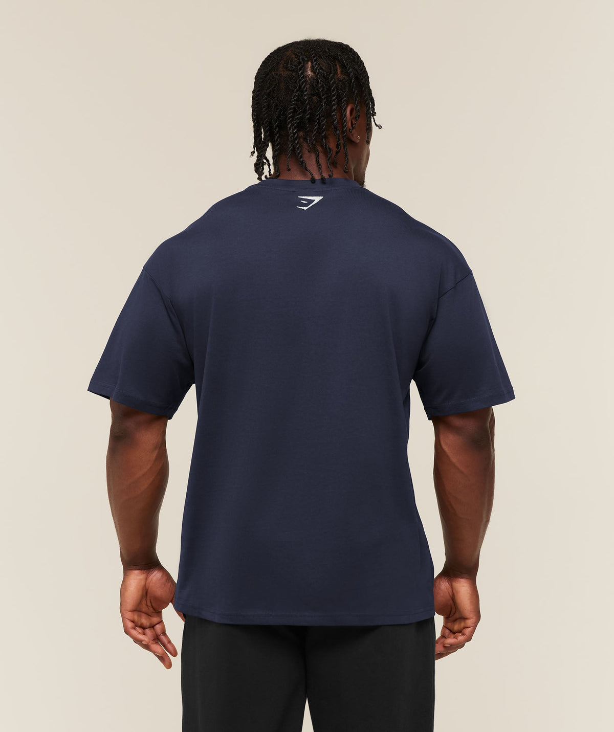 Gymshark Faded Collegiate Graphic T-Shirt 'Heavy Blue'