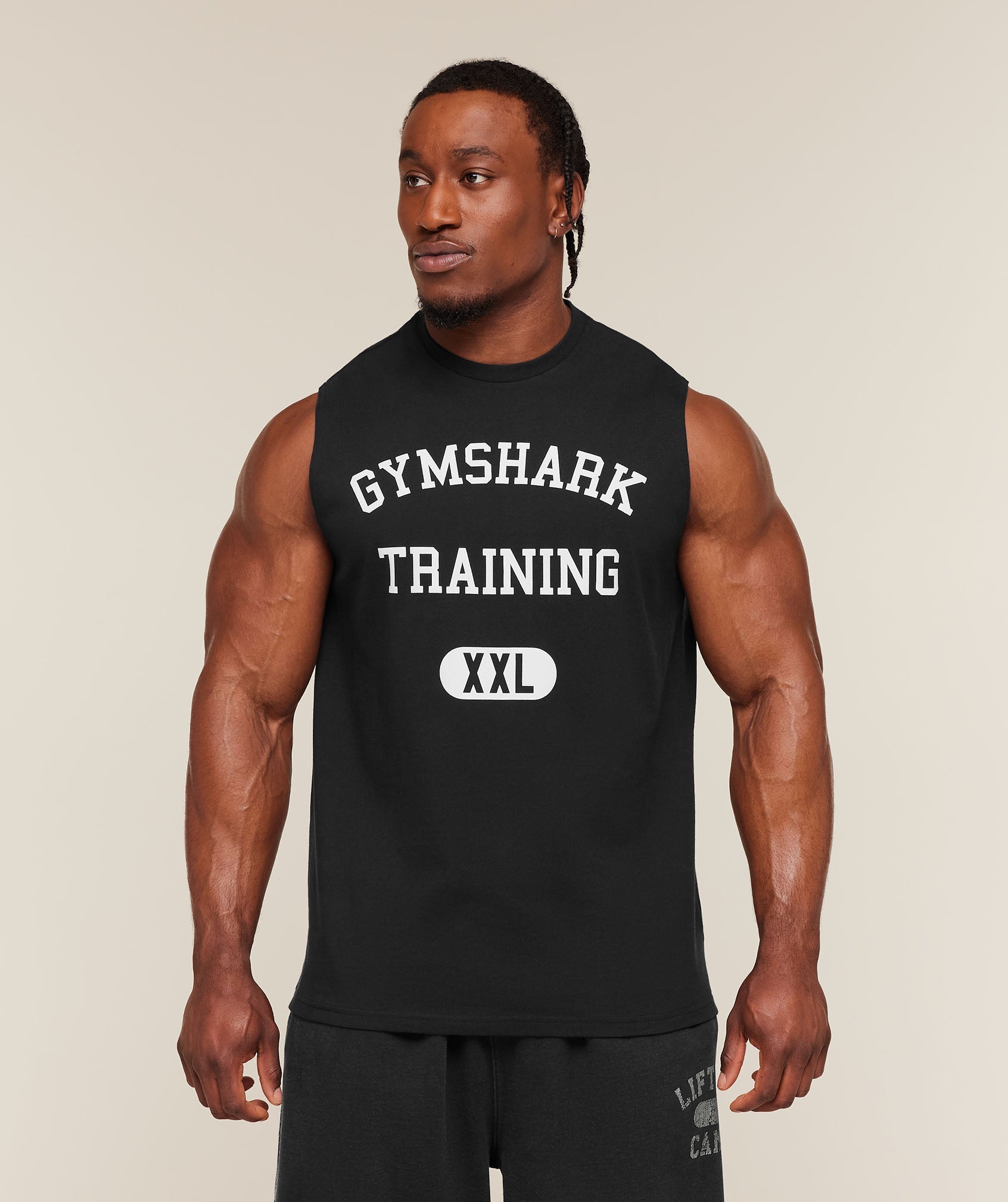 Gymshark Training Graphic Tank 'Black'